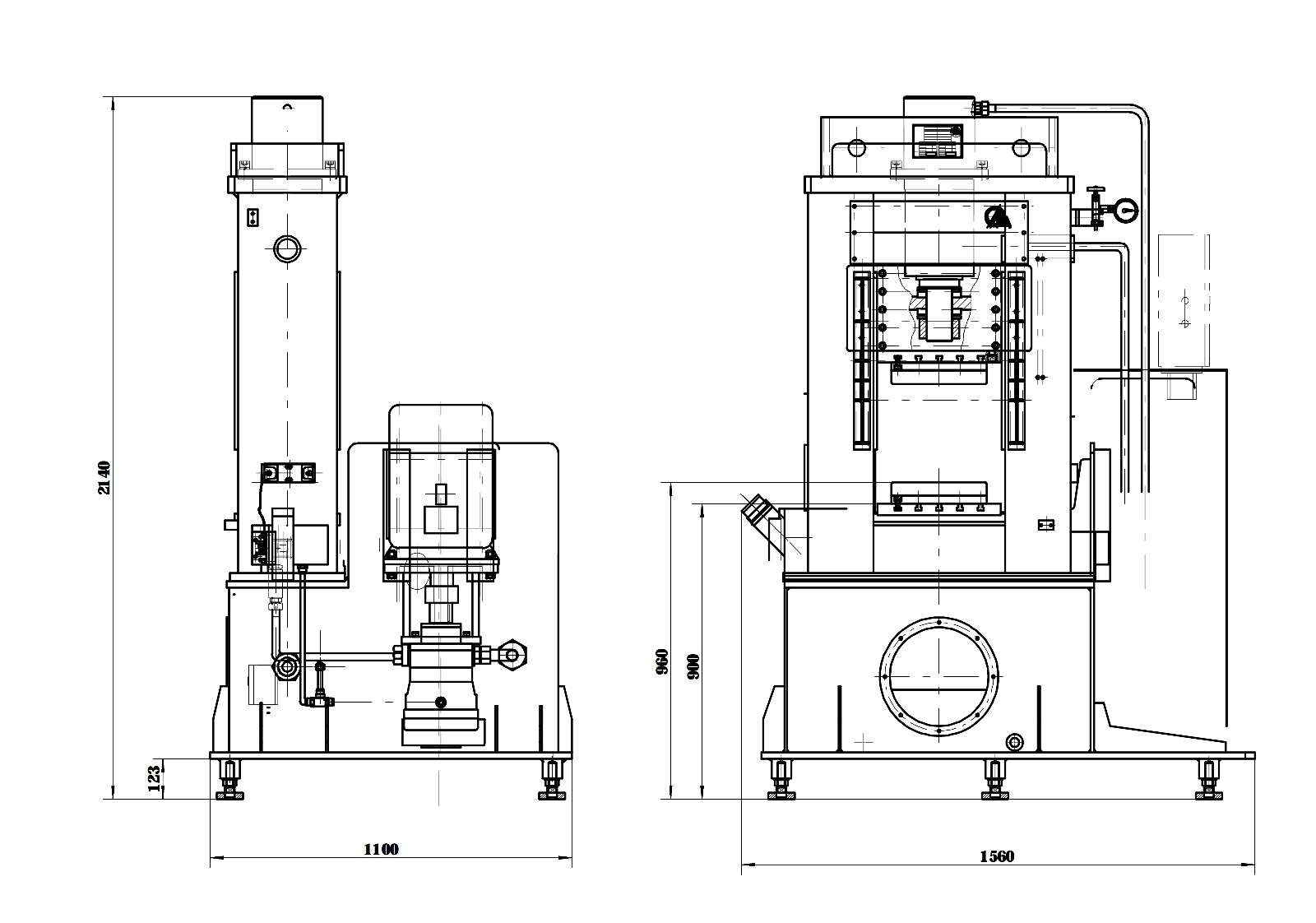 Hydraulische Schmiedepresse AN-Y04-50t