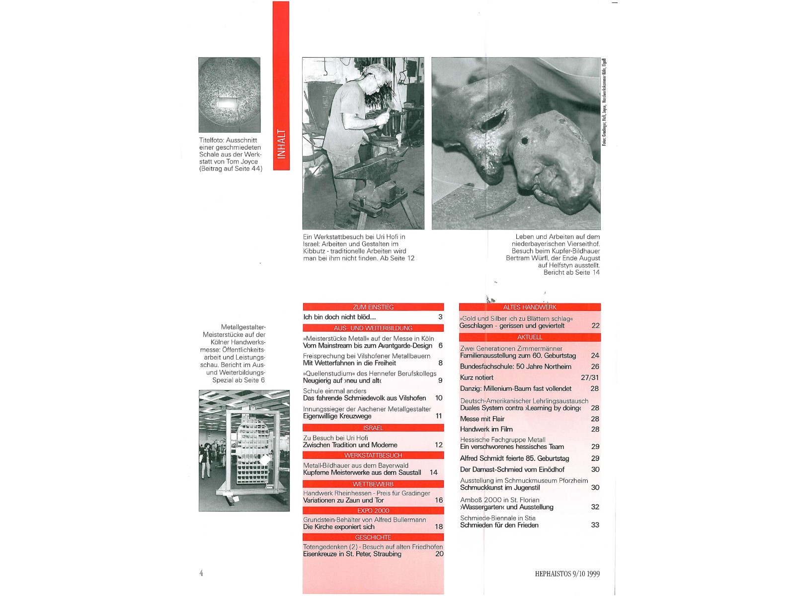 Zeitschrift HEPHAISTOS 1999, 9/10-4