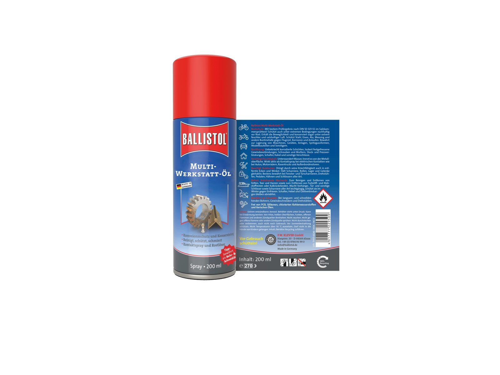 Werkstatt-Öl, Spray 200 ml