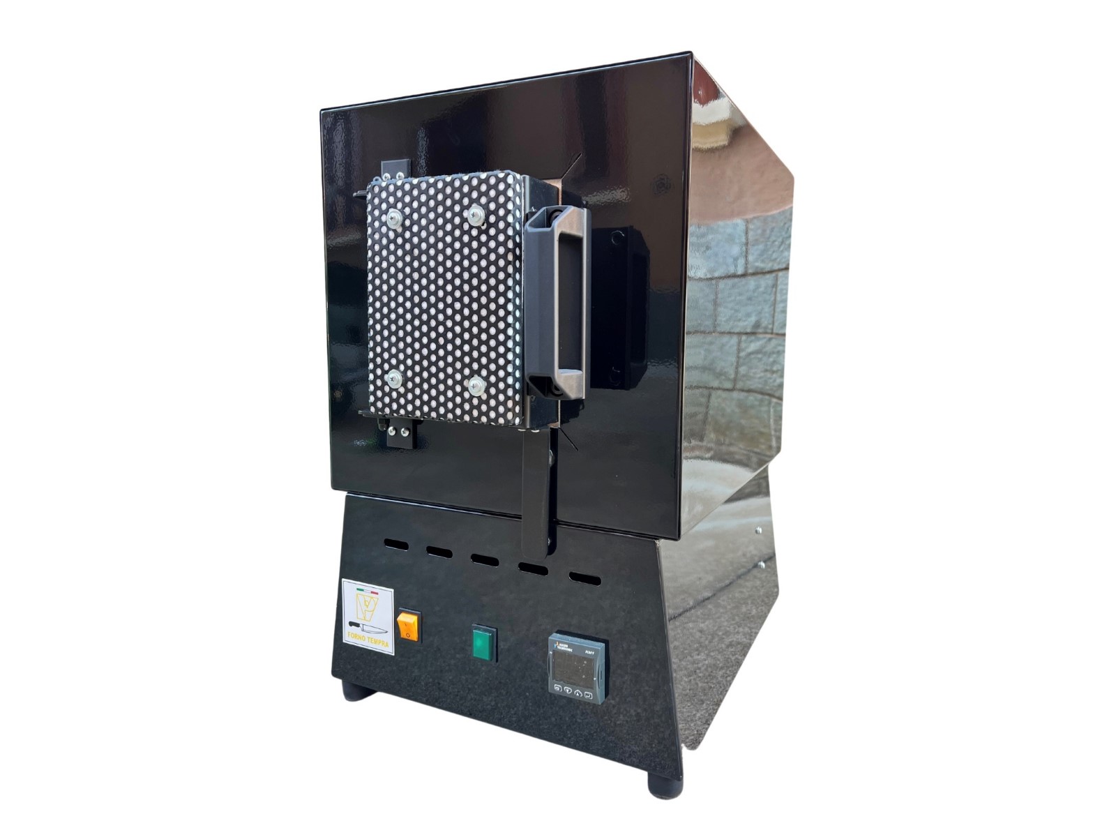 Elektro-Ofen FT550 schwarz, 1200 °C, programmierbar