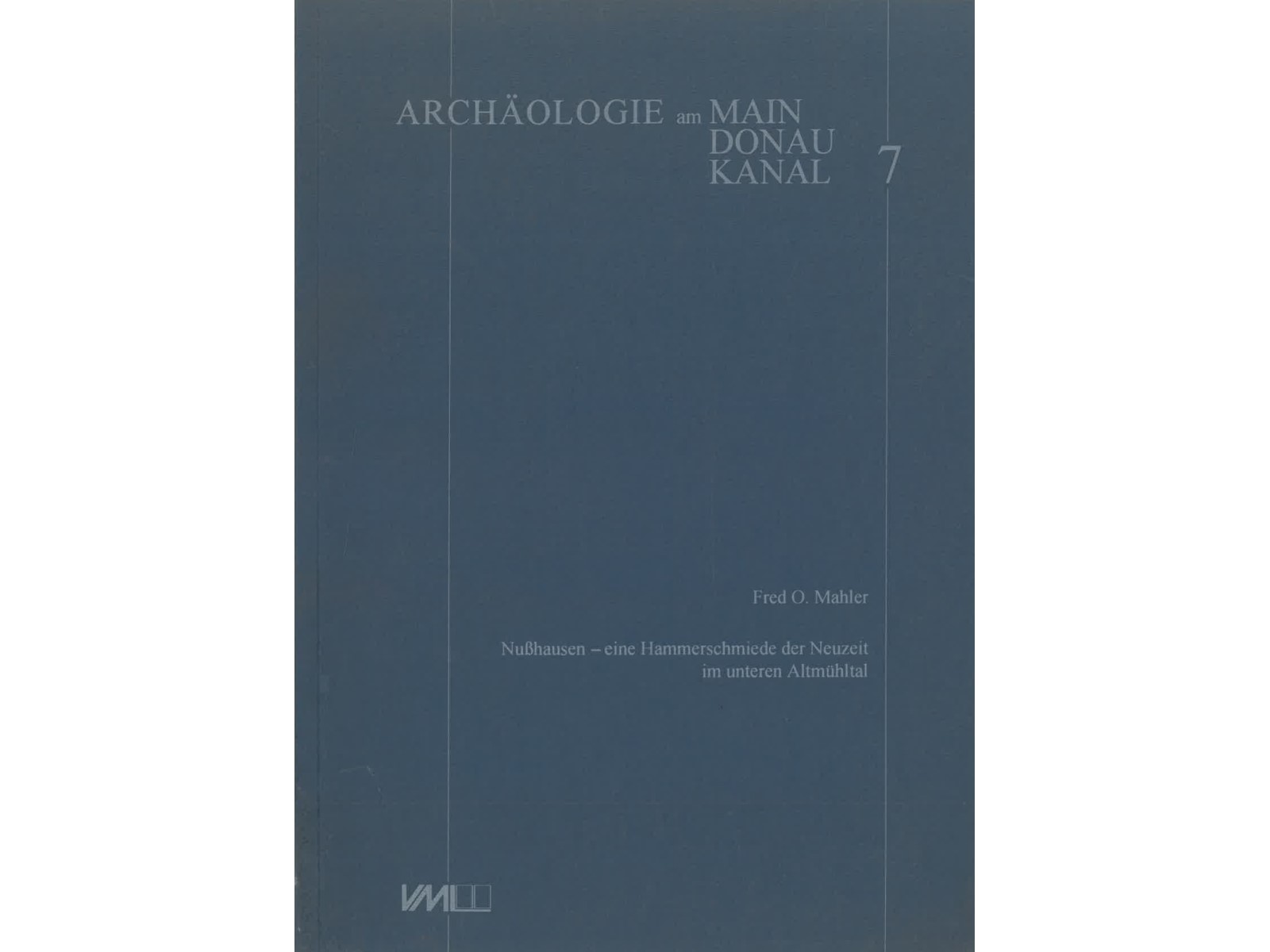 Archäologie am Main Donau Kanal 7-1