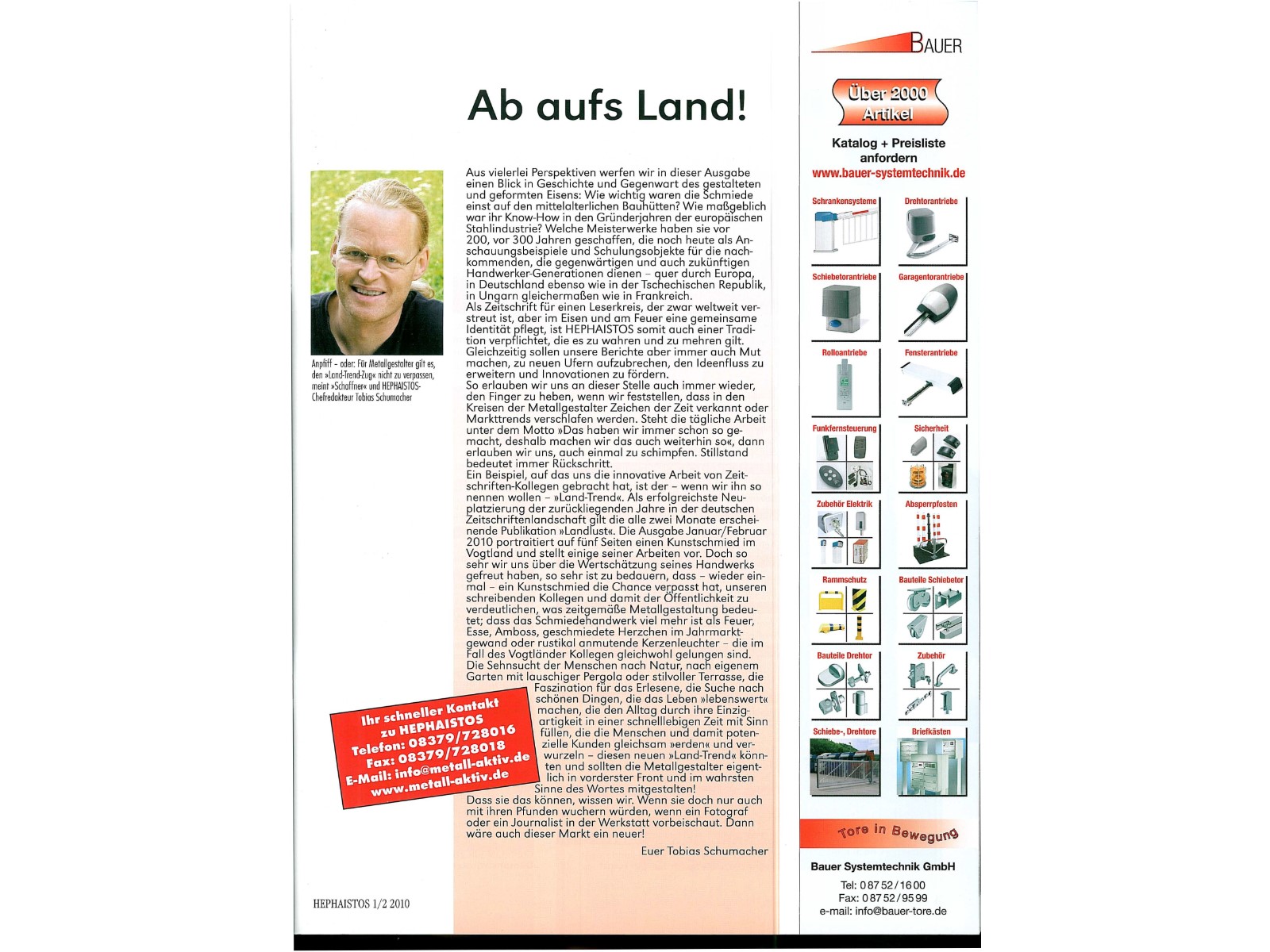 Zeitschrift HEPHAISTOS 2010, 1/2-3