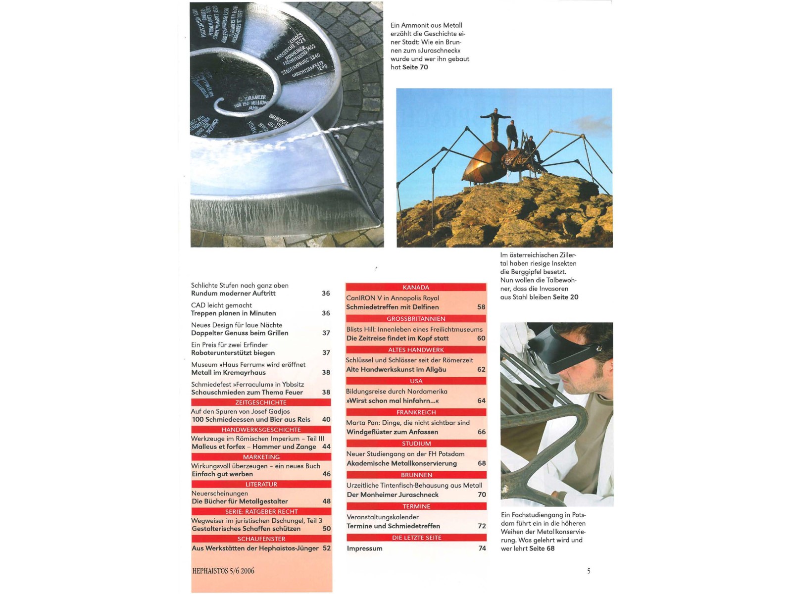 Zeitschrift HEPHAISTOS 2006, 5/6-5