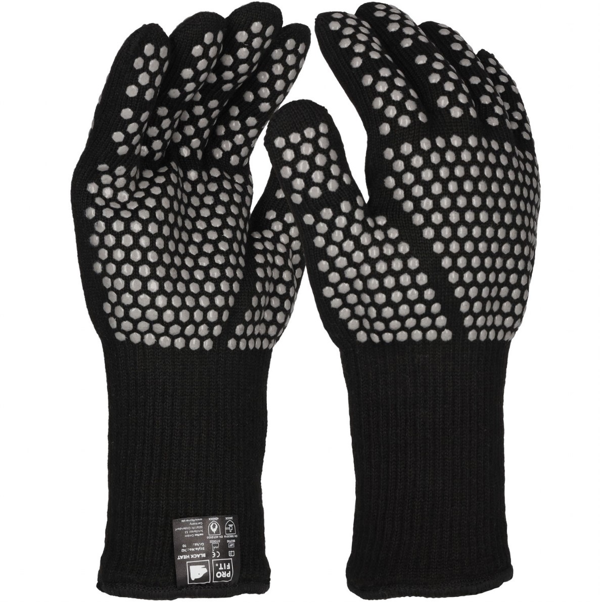 Gants de protection thermique 5 doigts