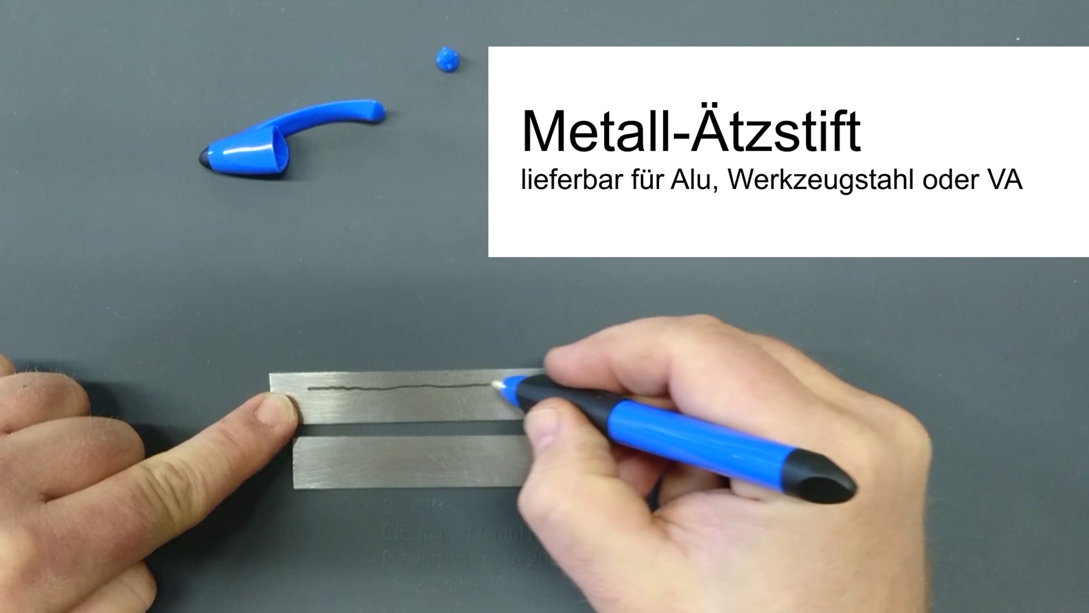 Metall-Ätzstift für Edelstahl