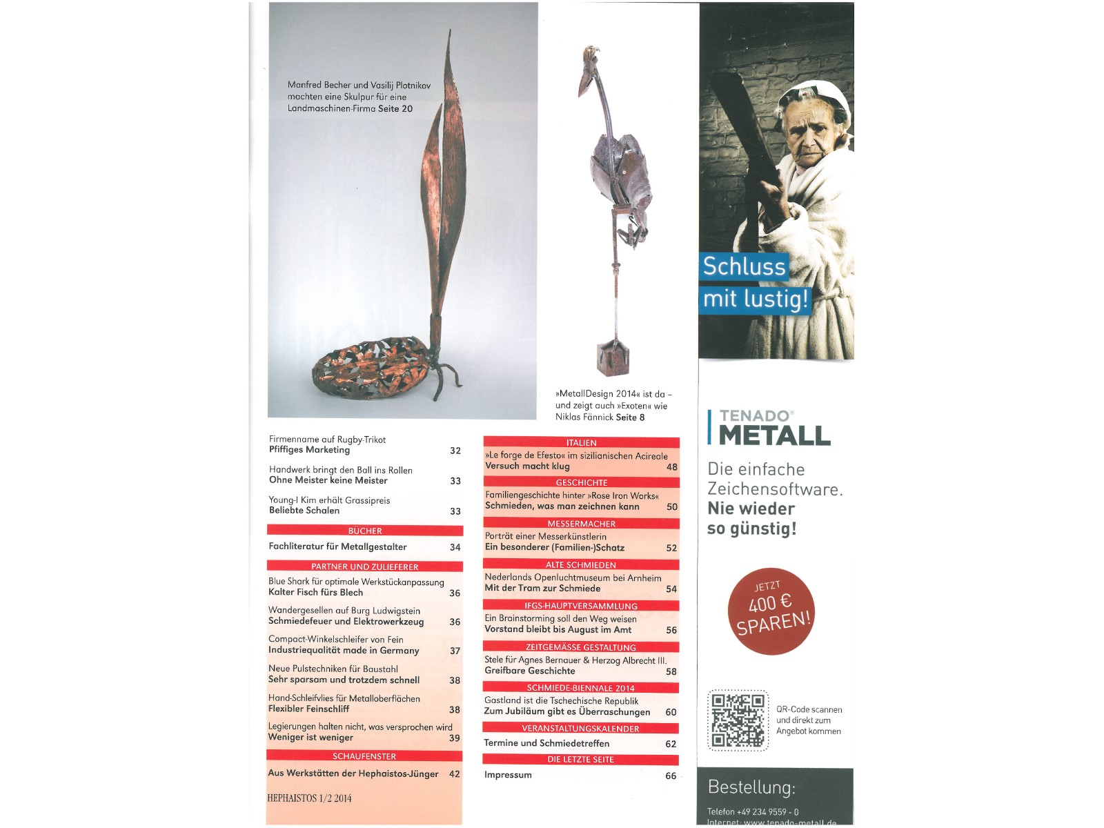 Zeitschrift HEPHAISTOS 2014, 1/2-5