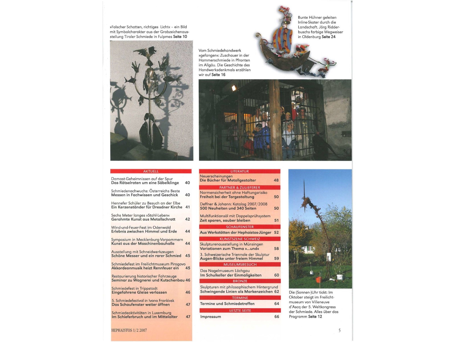 Zeitschrift HEPHAISTOS 2007, 1/2-5