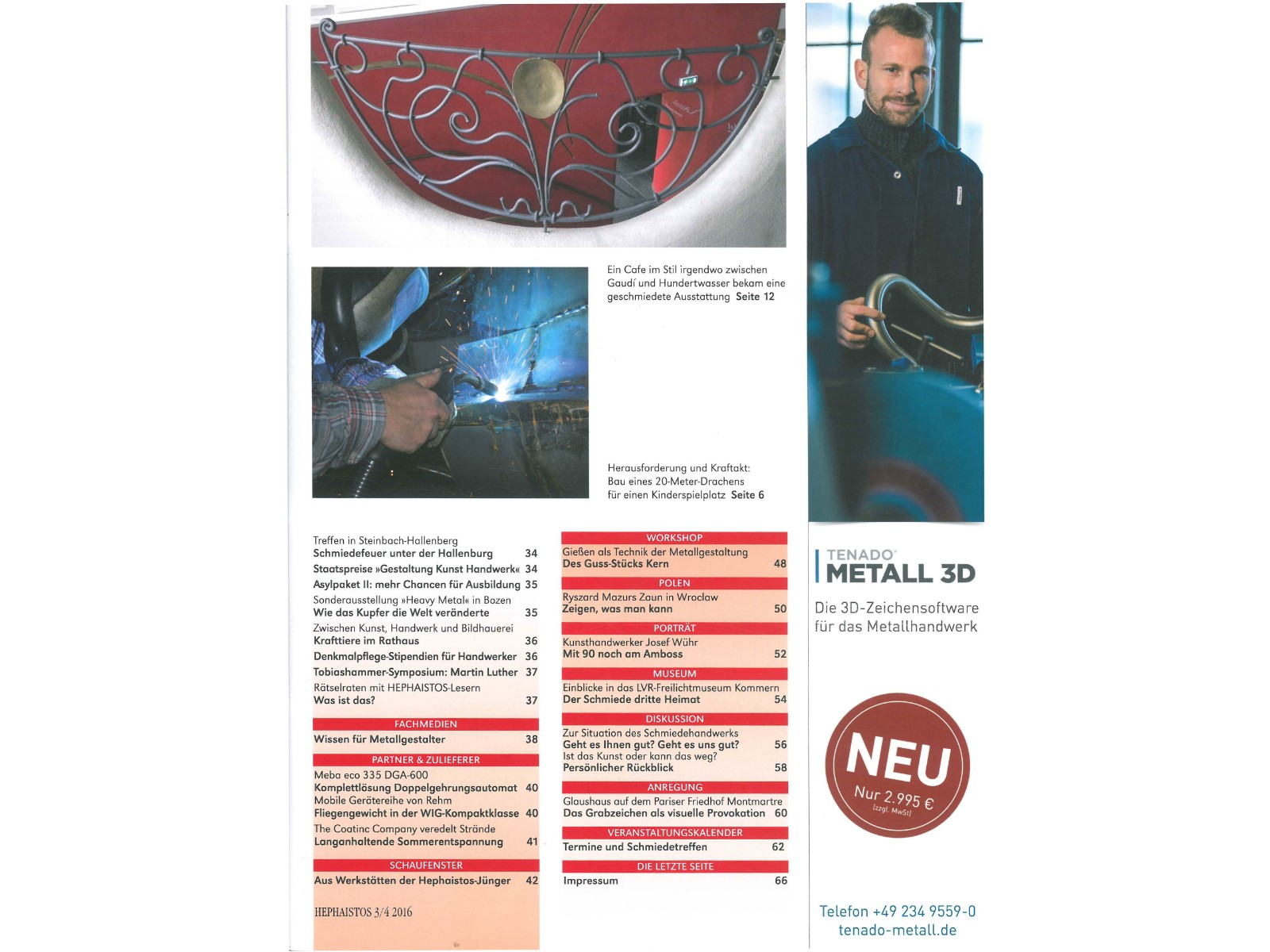 Zeitschrift HEPHAISTOS 2016, 3/4-5