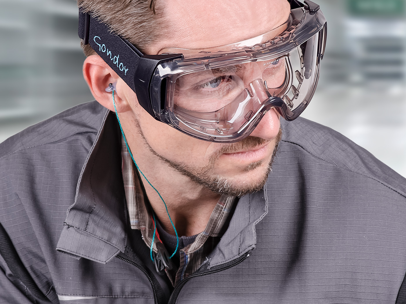 full-view safety goggles