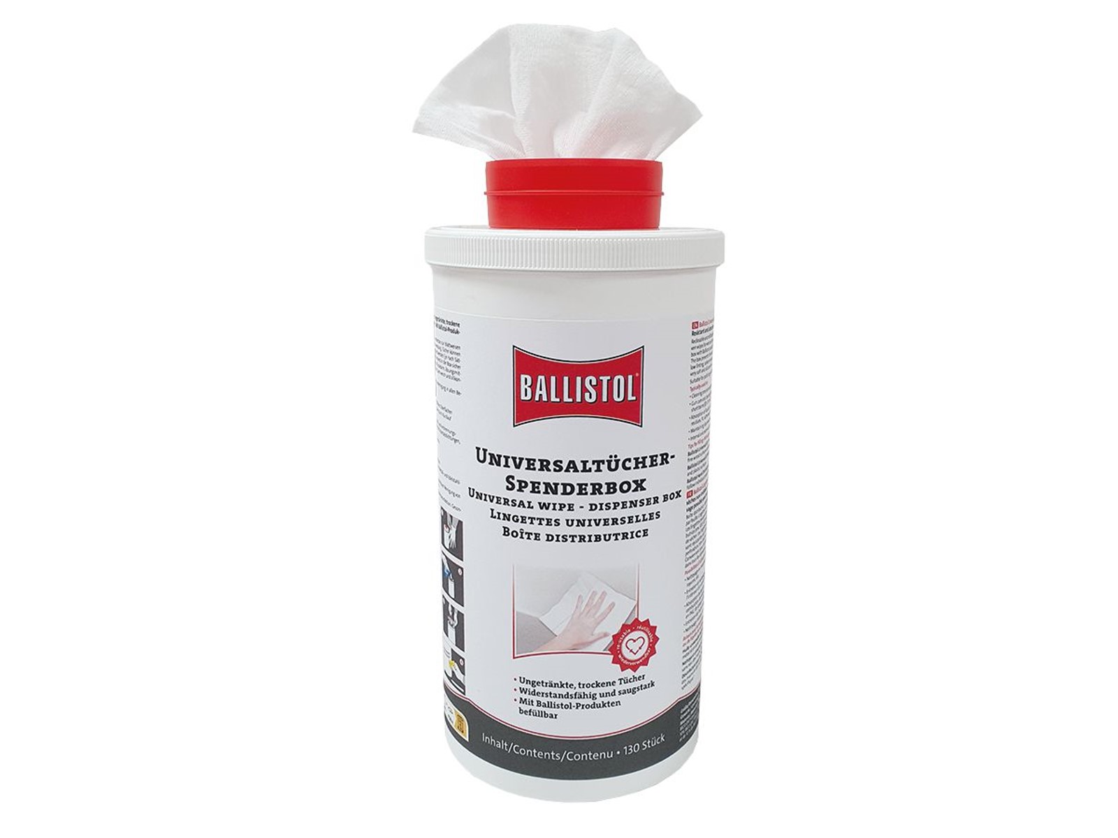 Ballistol universal tissue dispenser box