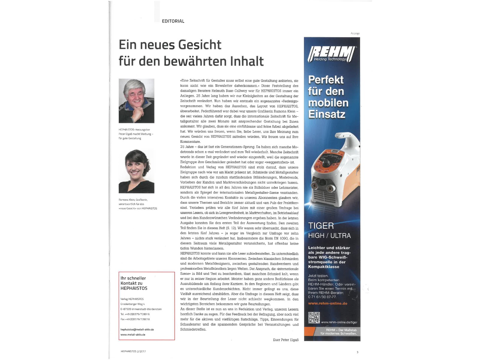 Zeitschrift HEPHAISTOS 2017, 02-3