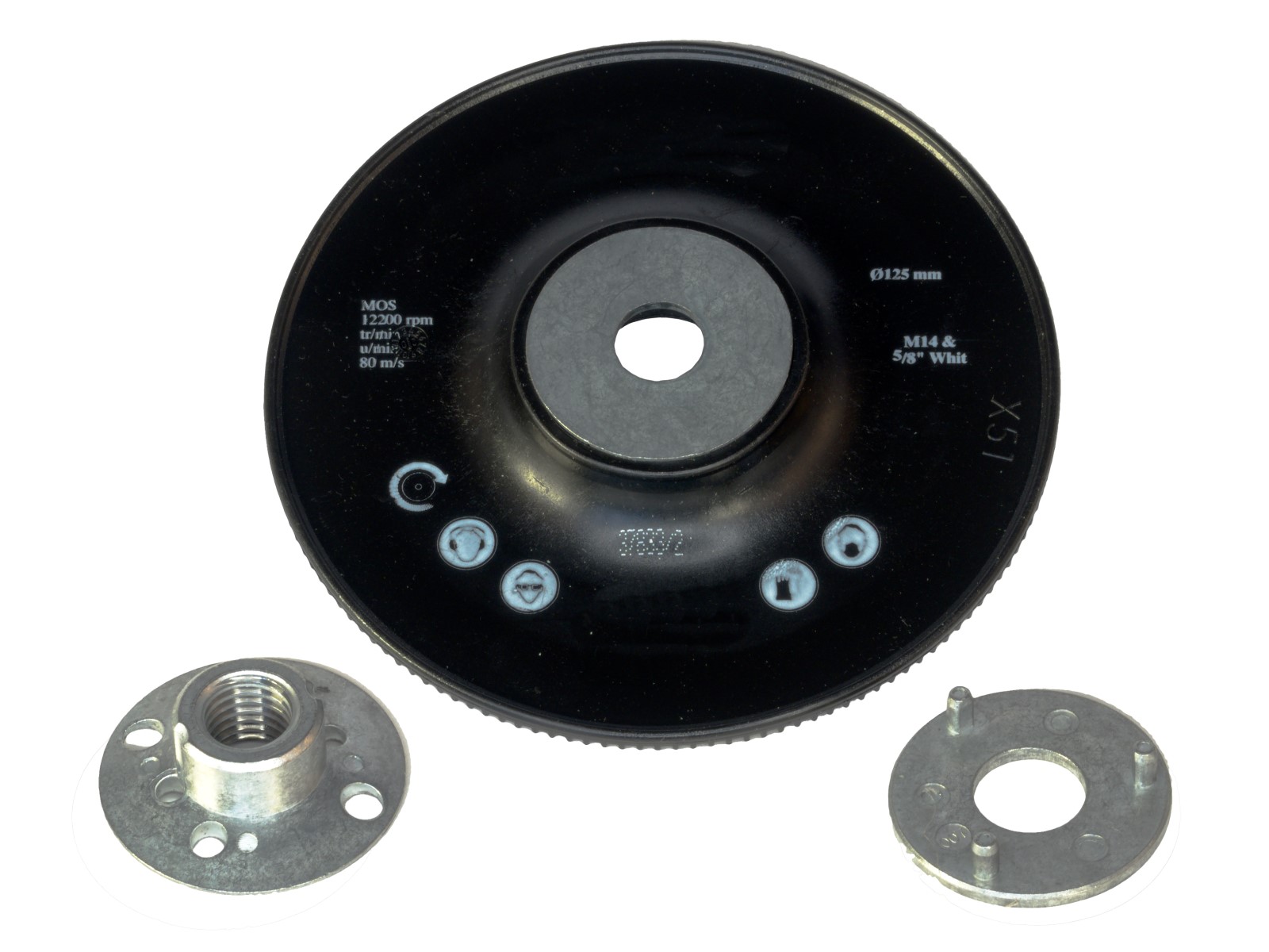 (BLOB)Plateaux support disques fibre Ø125 mm-1 (BLOB)Plateaux support disques fibre Ø125 mm-1