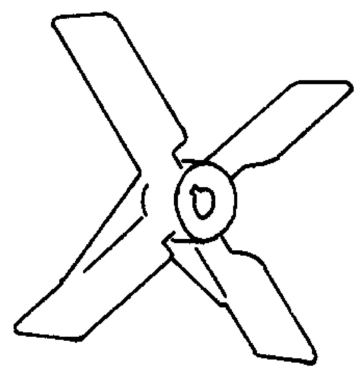 (BLOB)roue pour ventilateur Ø 180 mm-2