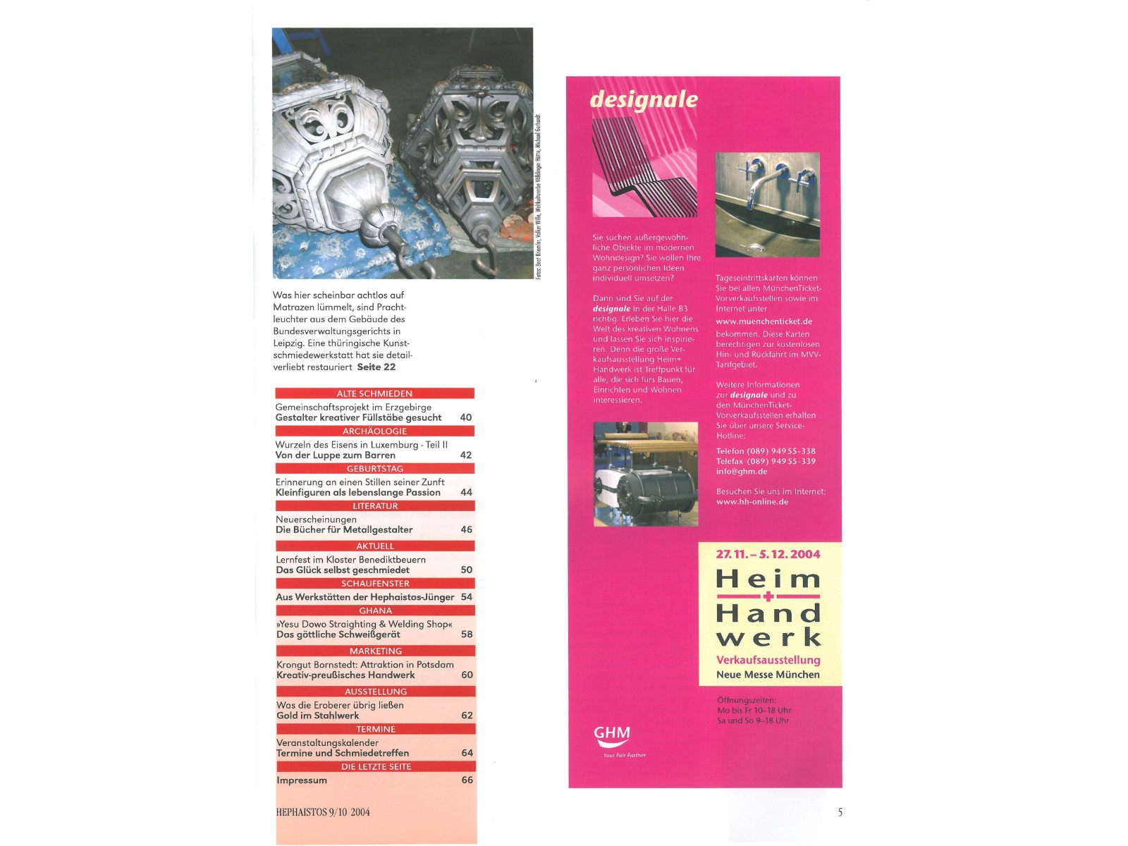 Zeitschrift HEPHAISTOS 2004, 9/10-5