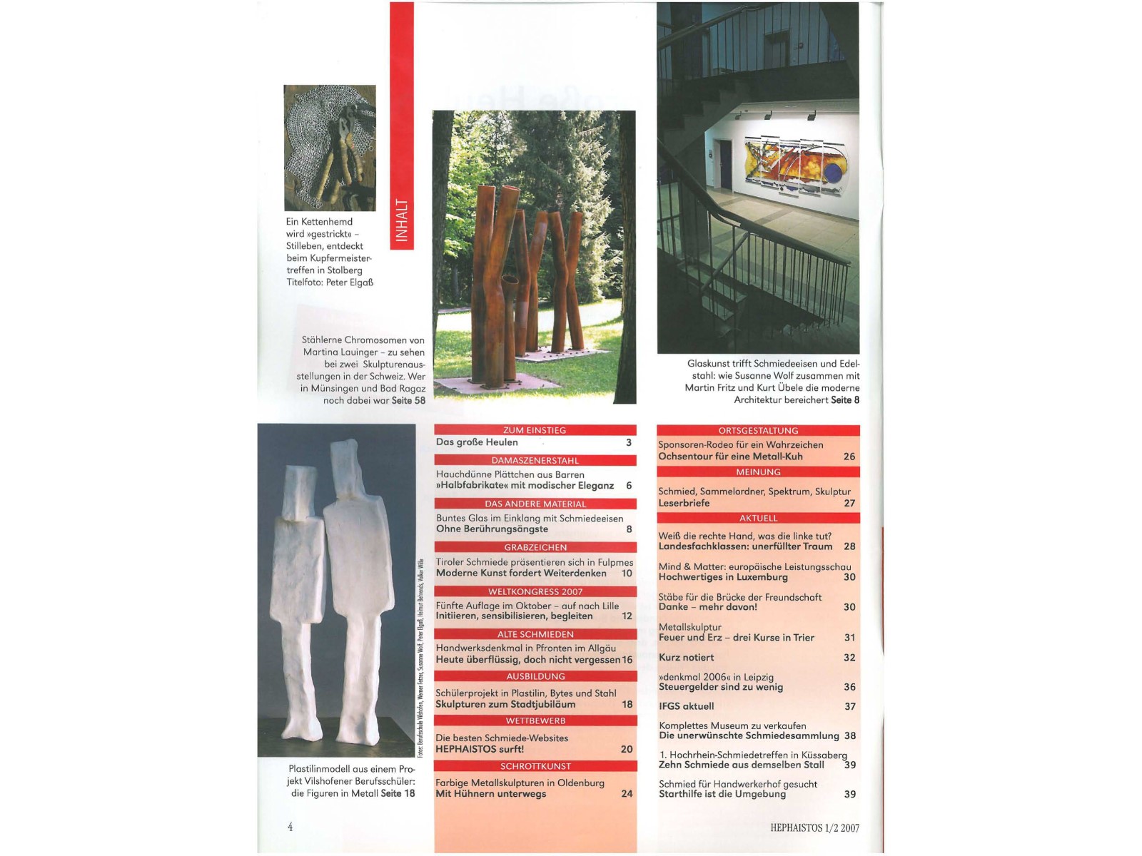Zeitschrift HEPHAISTOS 2007, 1/2-4