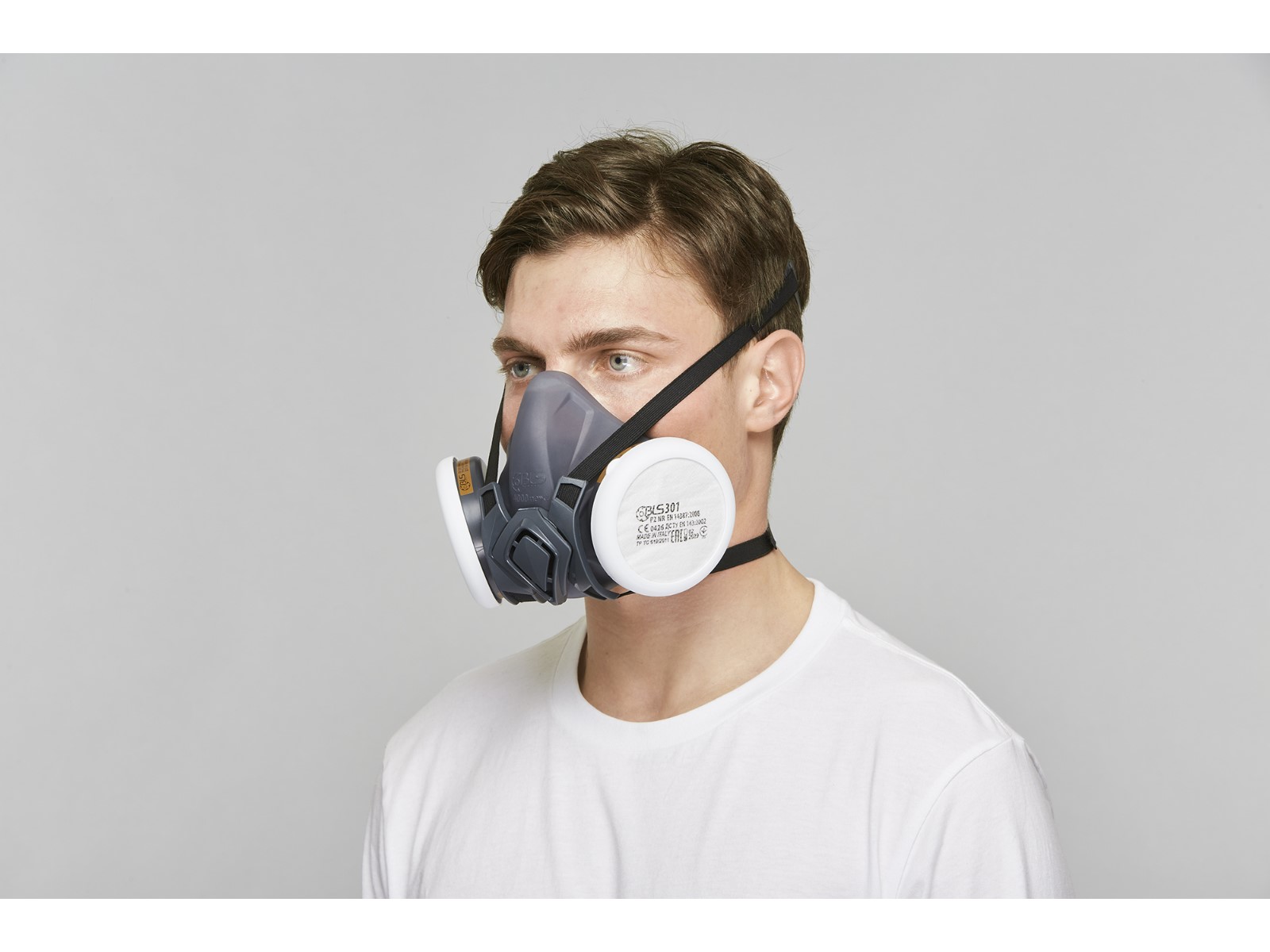 Atemschutz Set - Halbmaske & Filter (Staub+Gase)-3