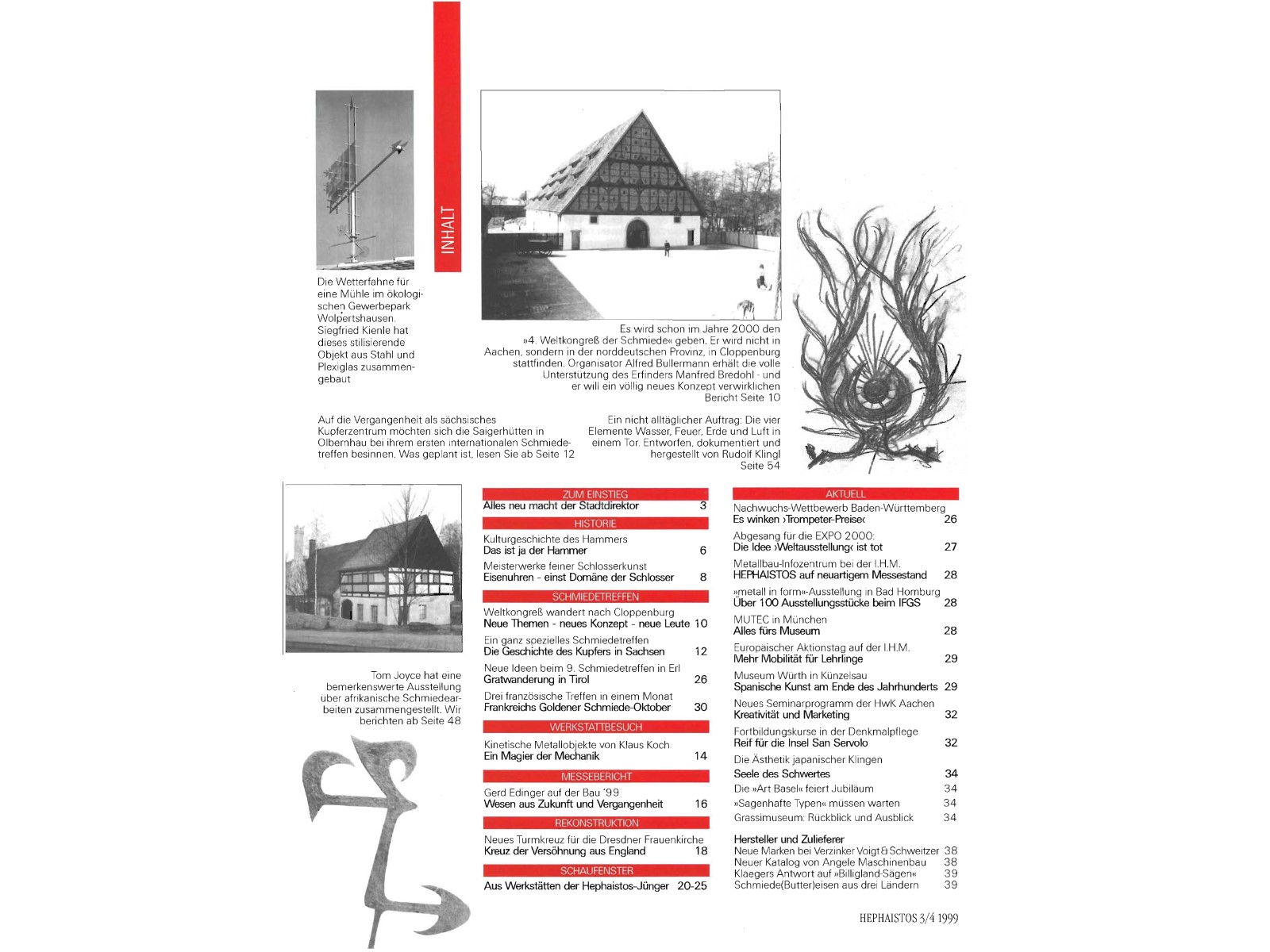 Zeitschrift HEPHAISTOS 1999, 3/4-4
