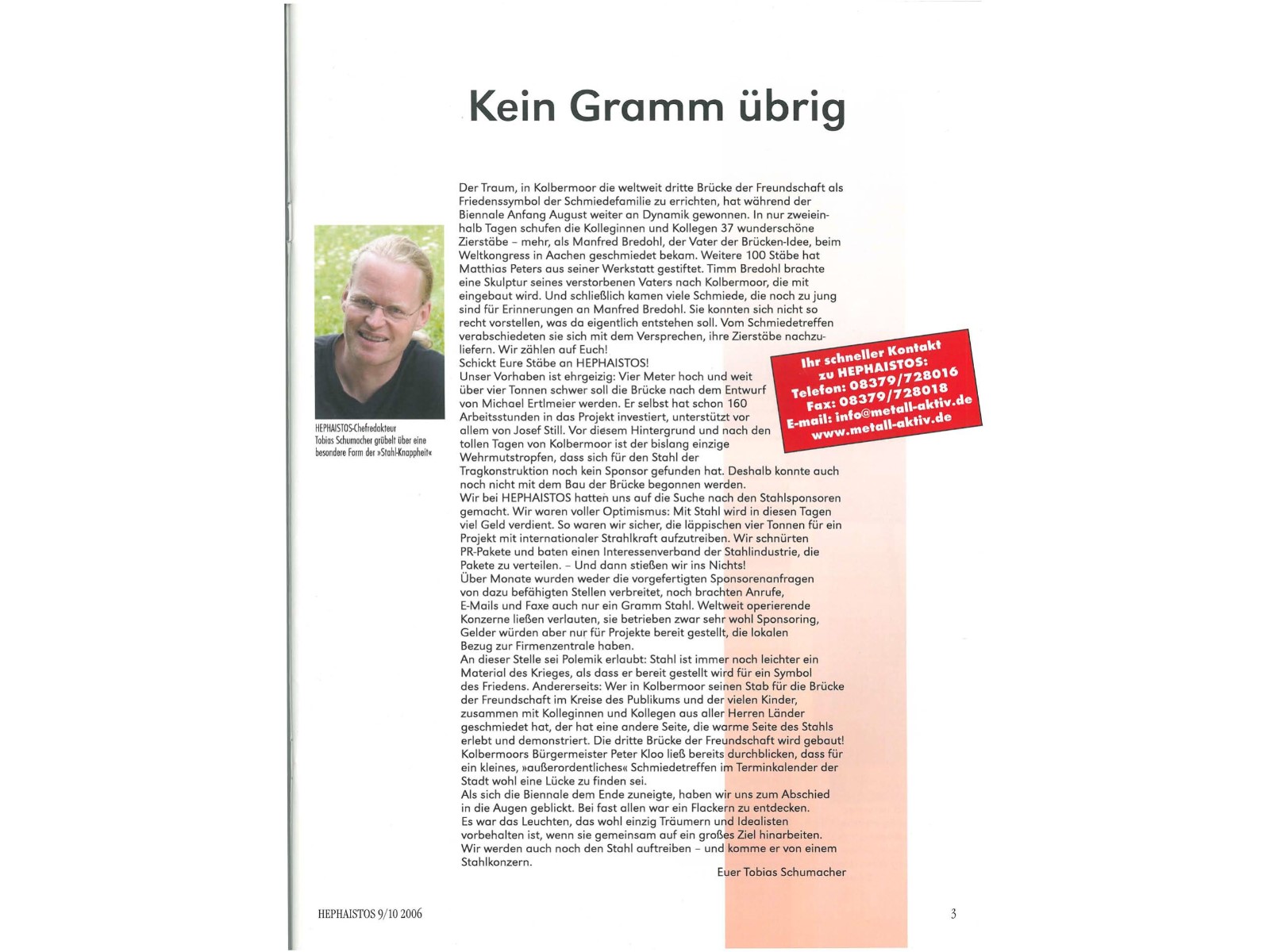 Zeitschrift HEPHAISTOS 2006, 9/10-3