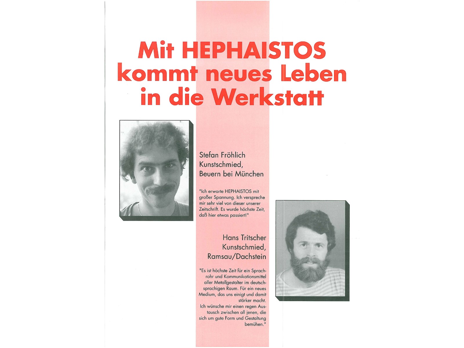 Zeitschrift HEPHAISTOS 1992, 01-3