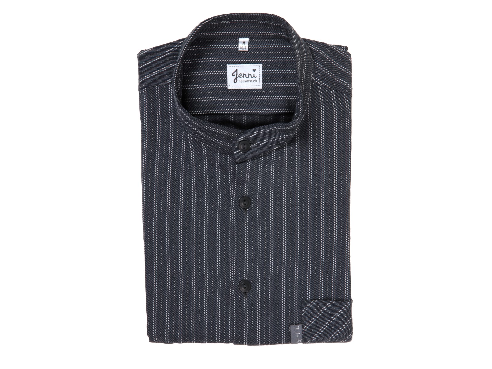 Schweizer Schmiedehemd schwarz, XXL-2