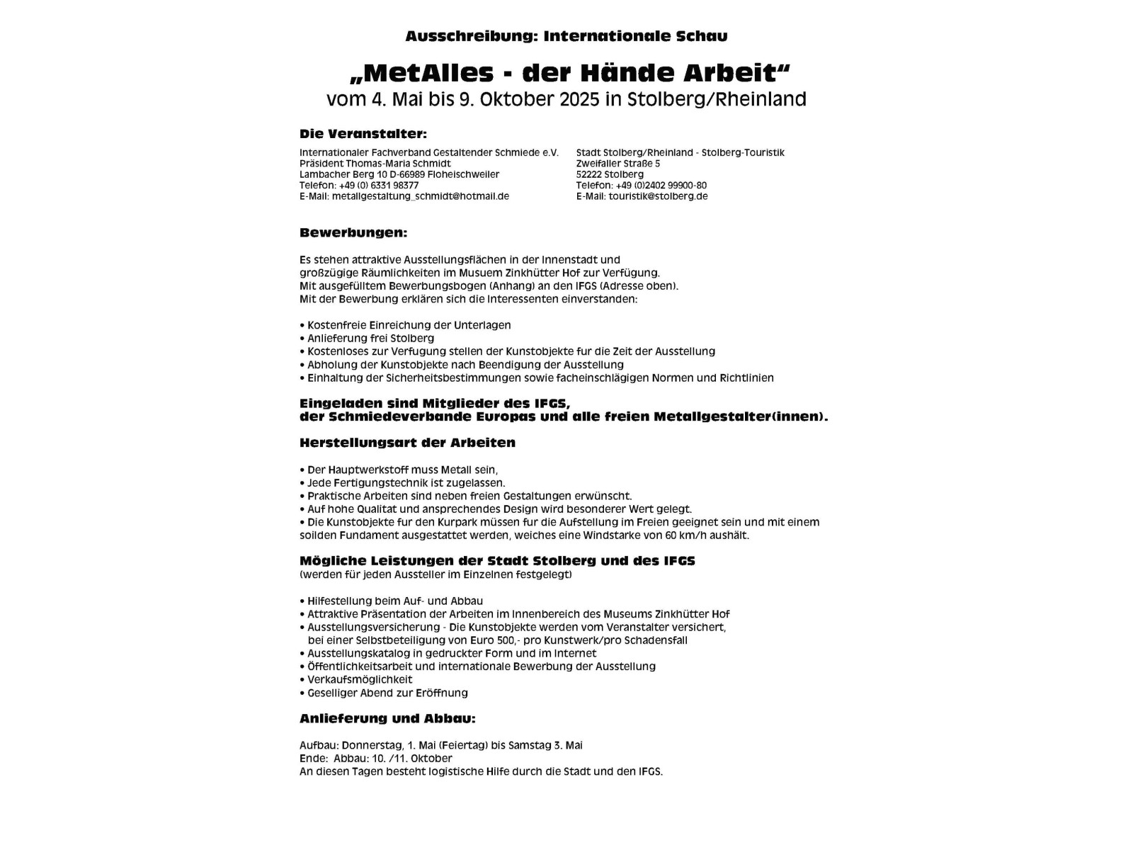 (BLOB)MetAlles 2025 - The Work of Hands (D) - 04 May/ 09 October 2025-2 (BLOB)MetAlles 2025 - The Work of Hands (D) - 04 May/ 09 October 2025-2