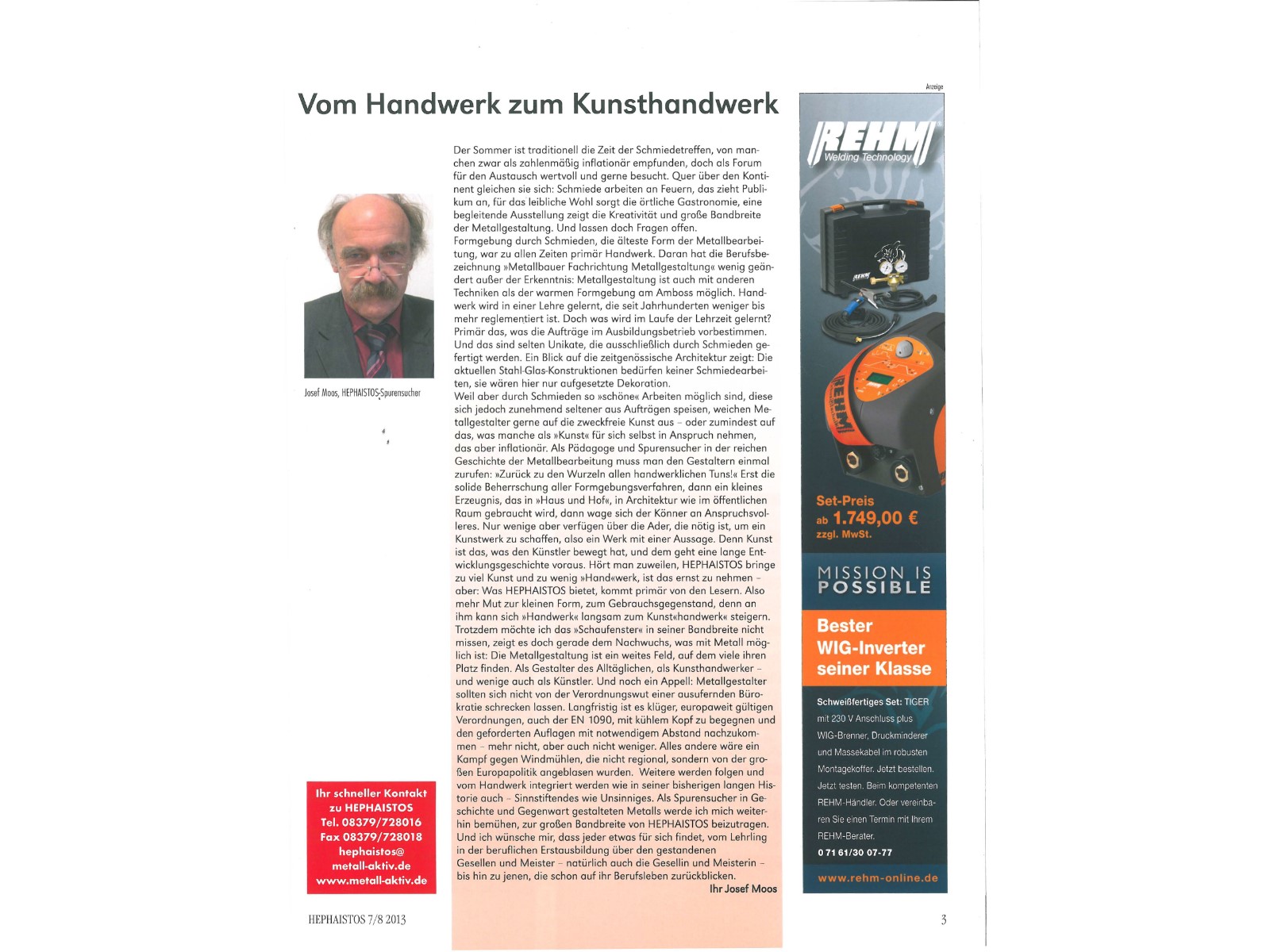 Zeitschrift HEPHAISTOS 2013, 7/8-3