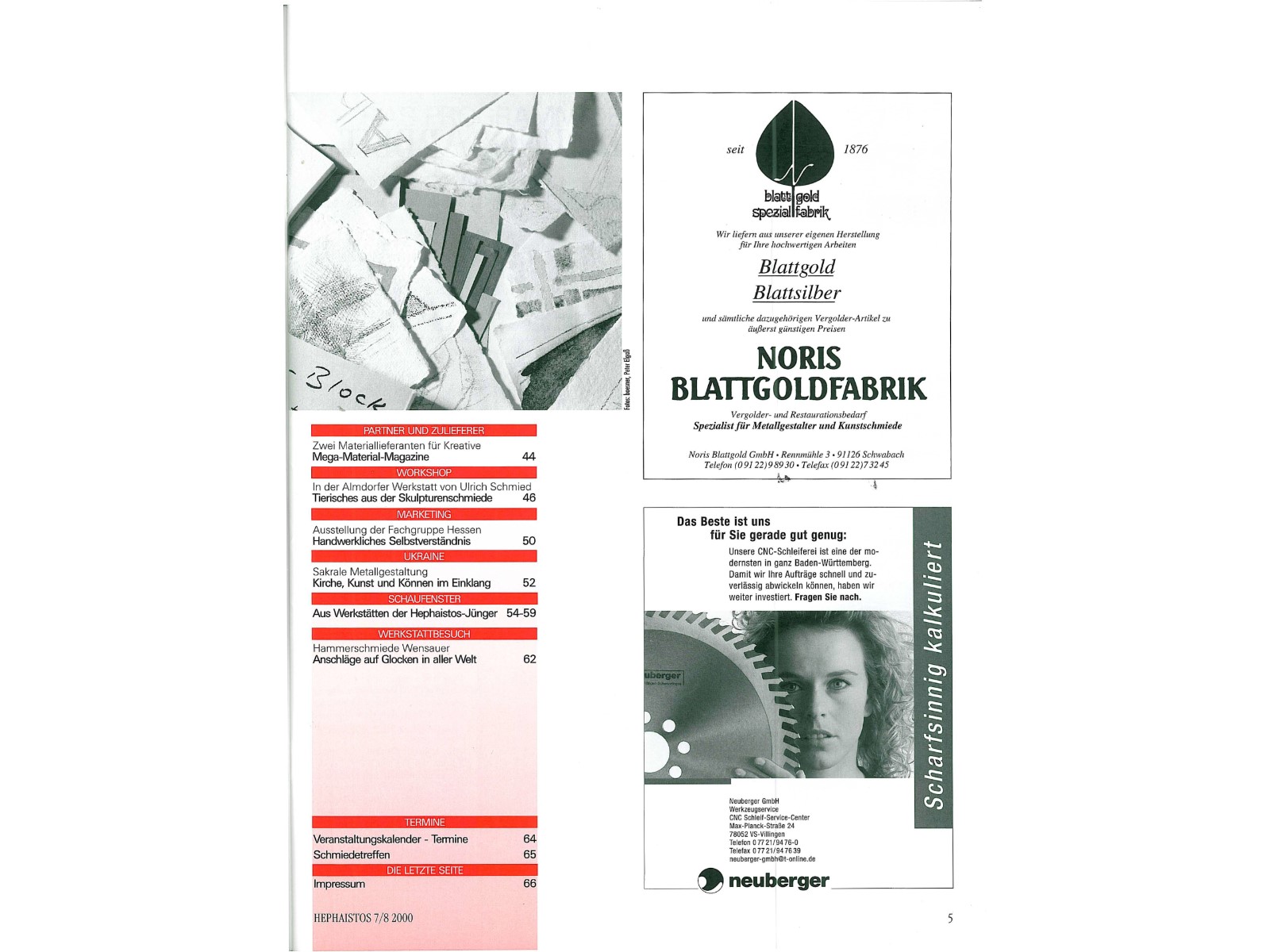 Zeitschrift HEPHAISTOS 2000, 7/8-5