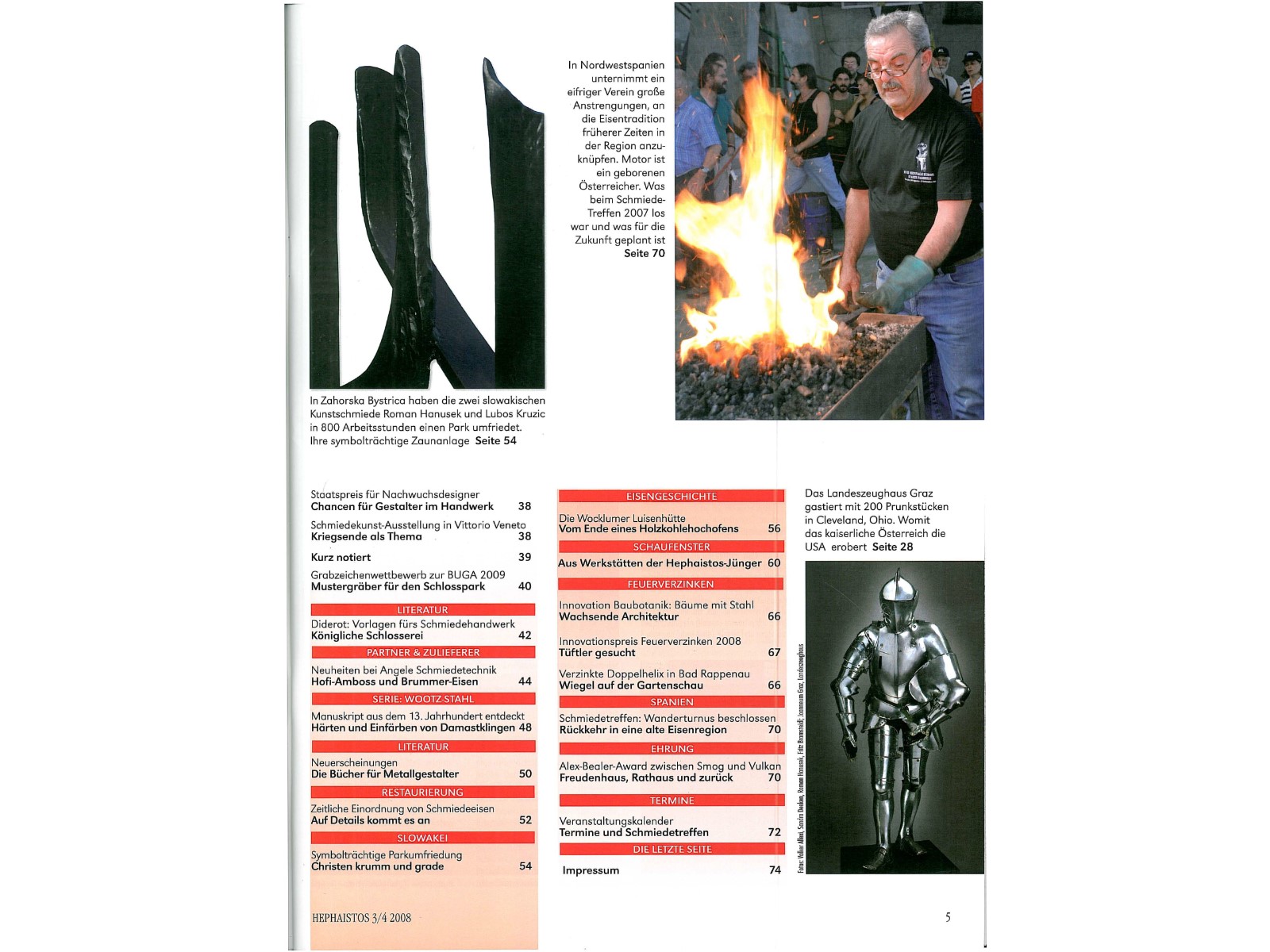 Zeitschrift HEPHAISTOS 2008, 3/4-5