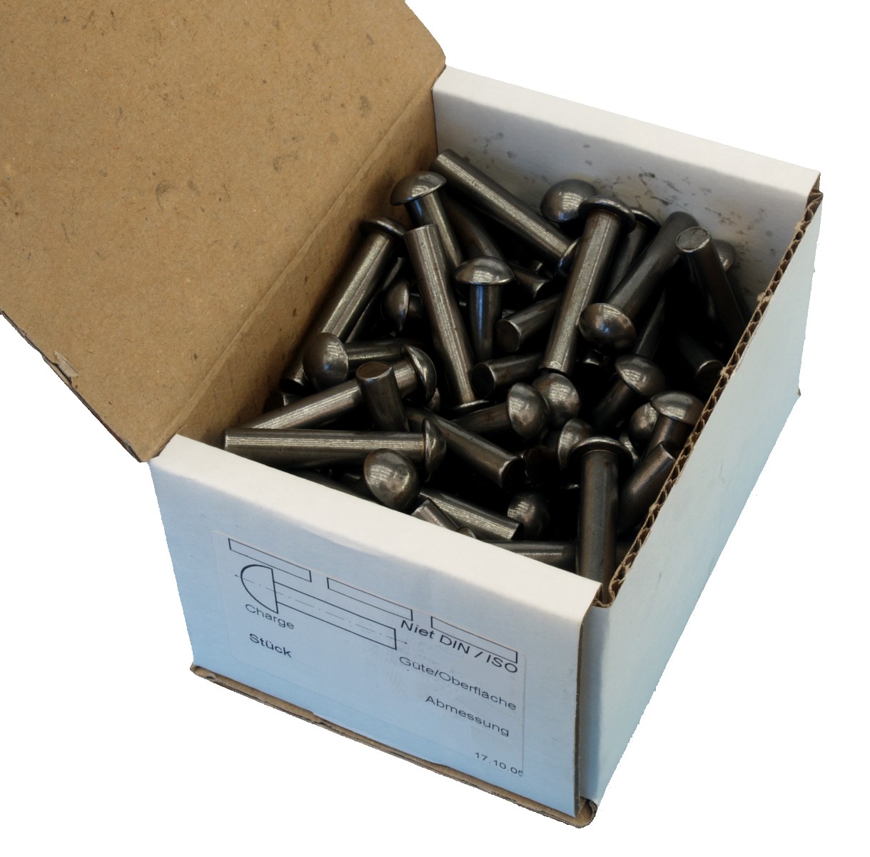 Halbrundniete 6 x 40 mm-3