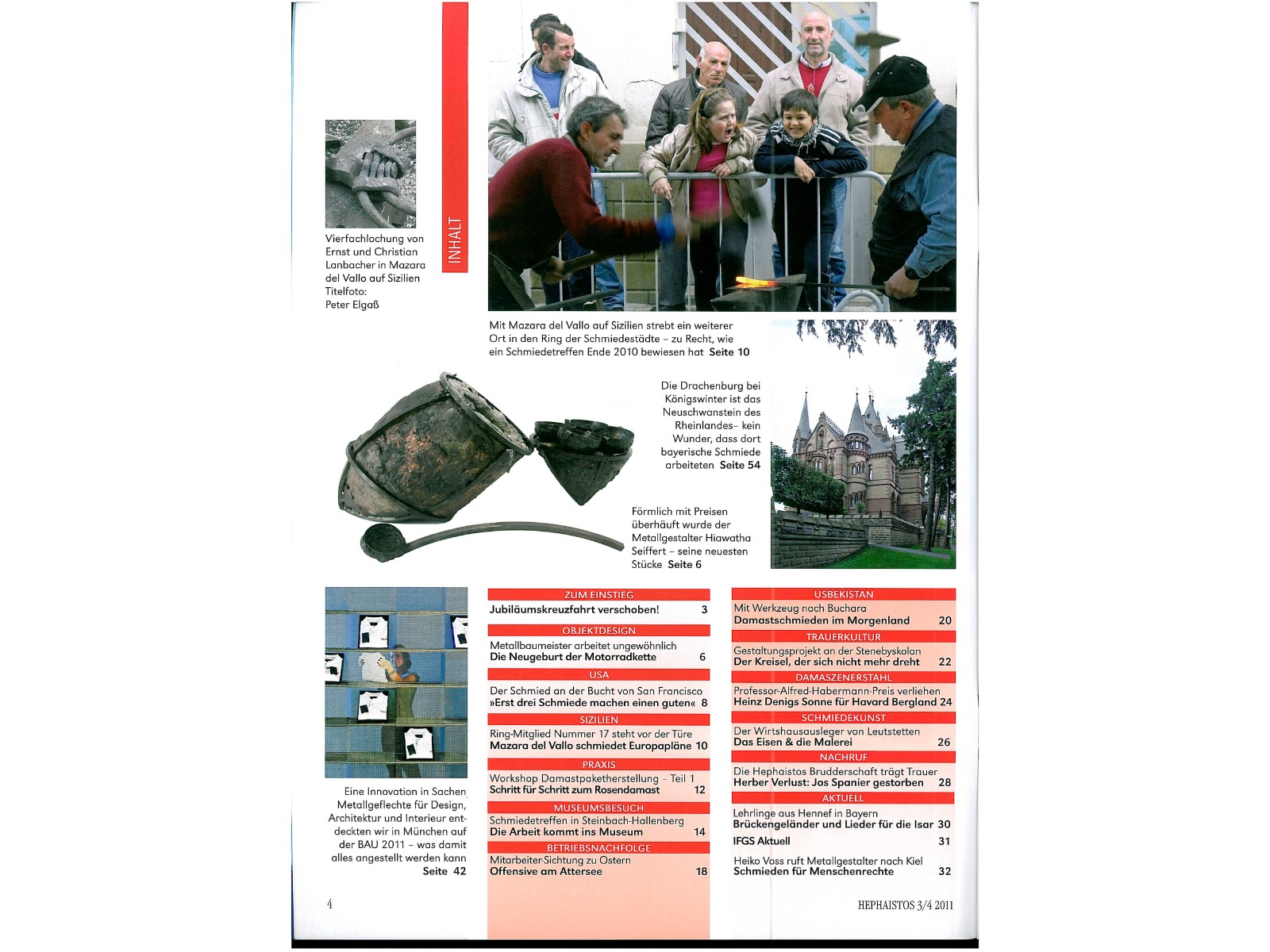 Zeitschrift HEPHAISTOS 2011, 3/4-4
