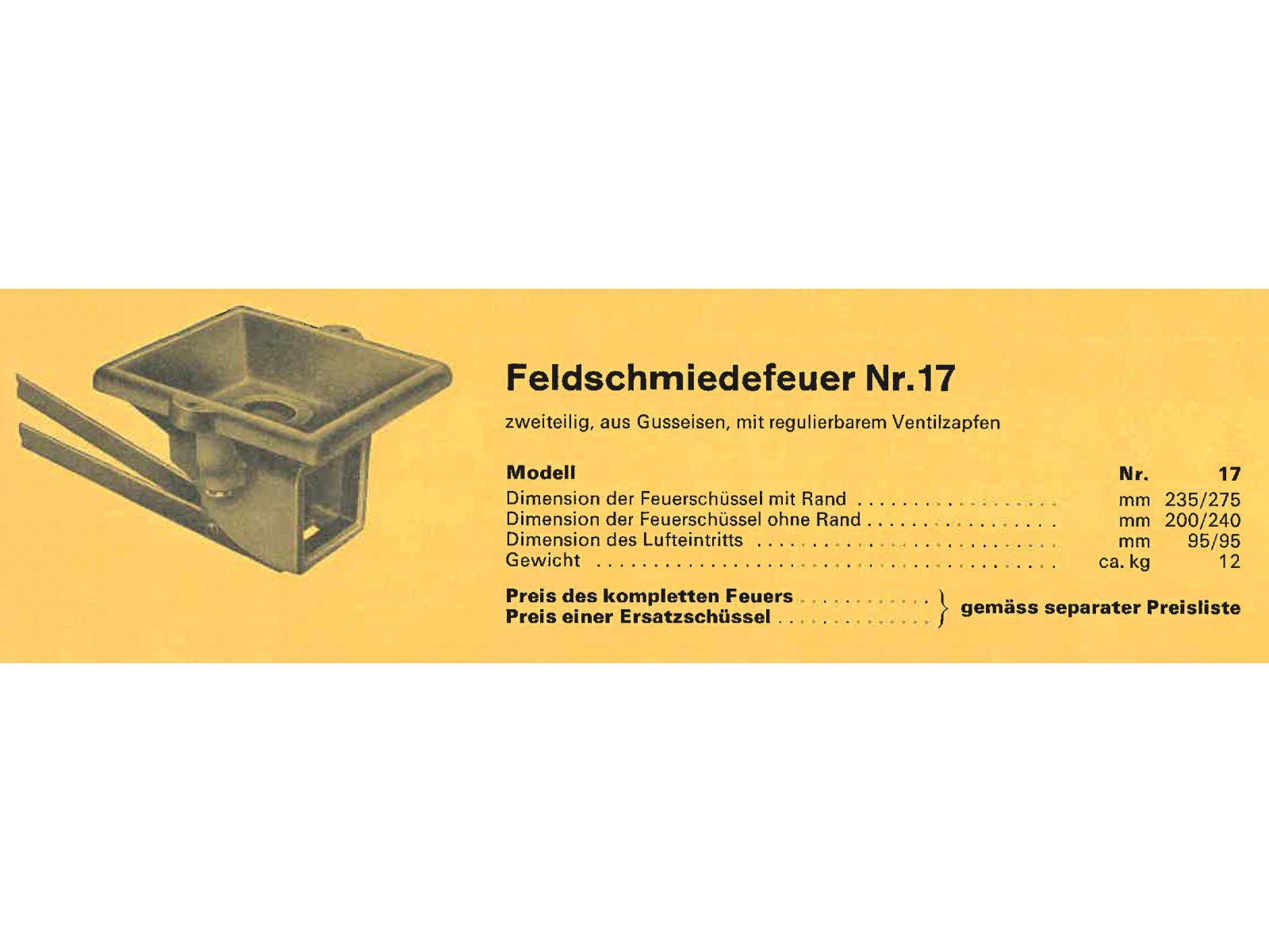 (BLOB)Field Forge Insert No. 17-1