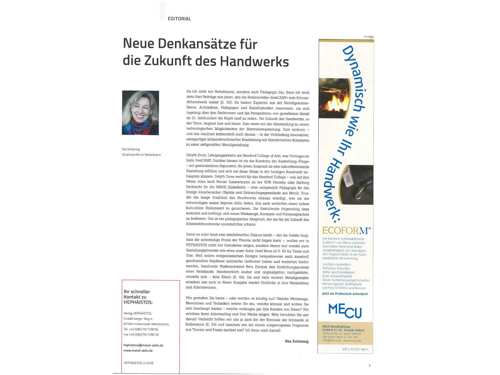 Zeitschrift HEPHAISTOS 2018, 03-3
