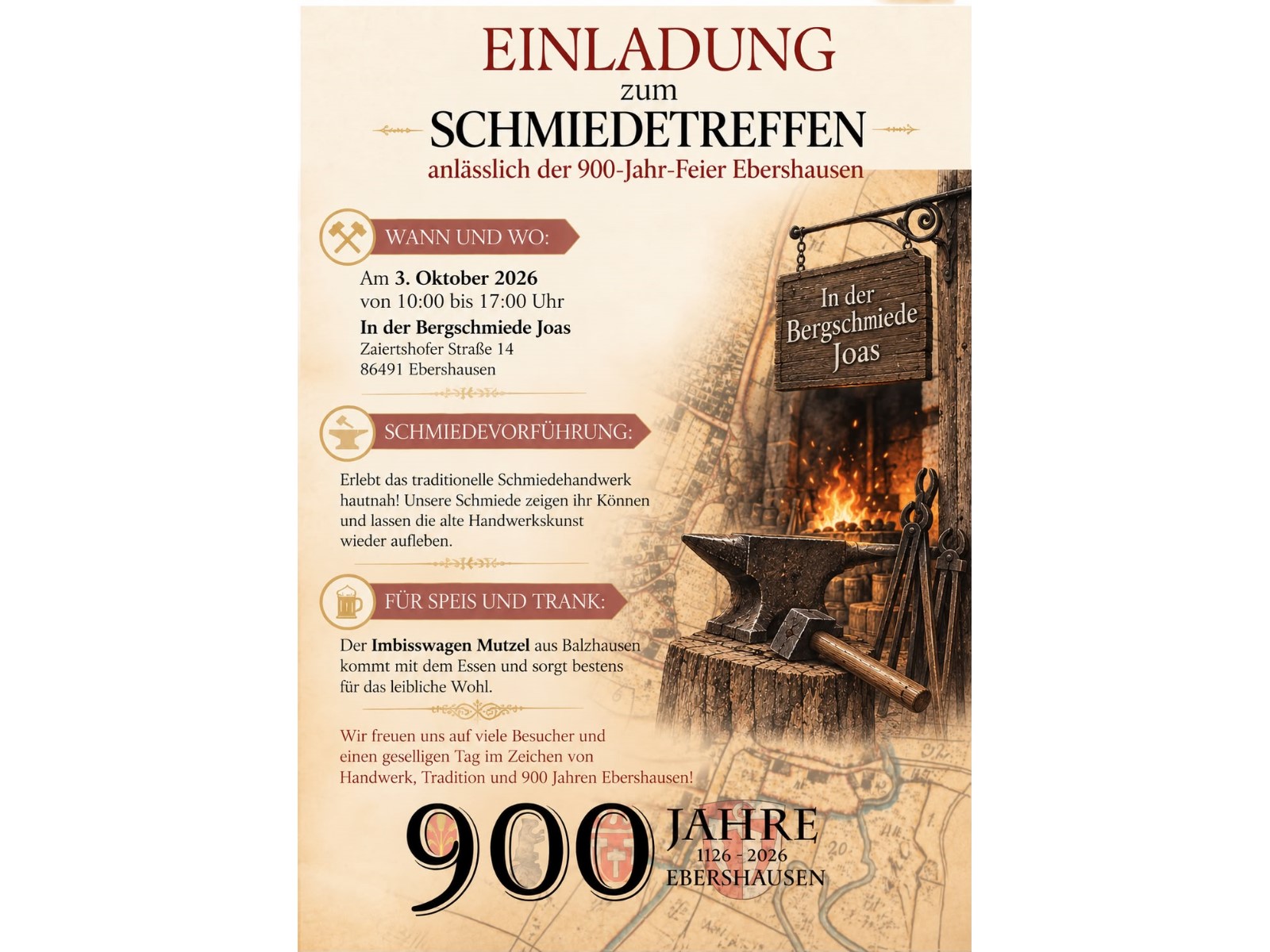 (BLOB)900 Jahre Ebershausen - Bergschmiede Joas (D)-1
