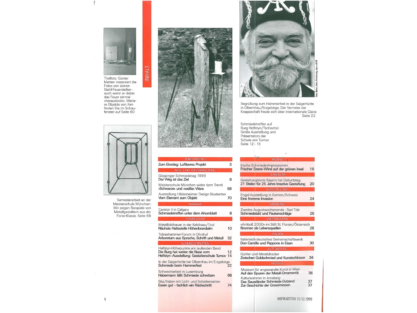 Zeitschrift HEPHAISTOS 1999, 11/12-4