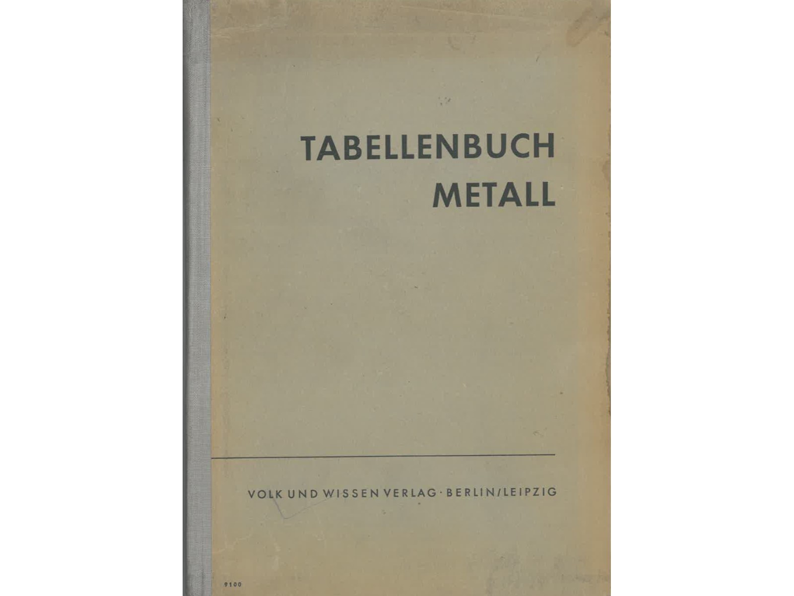 Tabellenbuch Metall-1