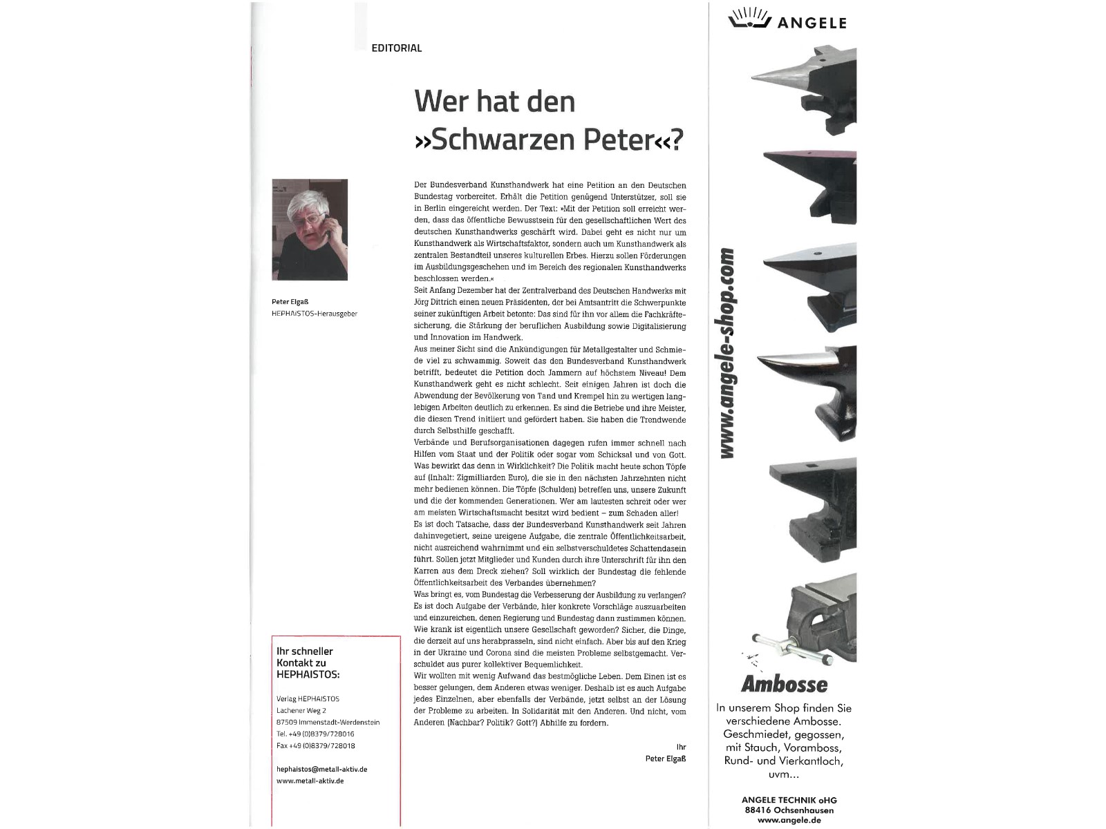 Zeitschrift HEPHAISTOS 2023, 01-3