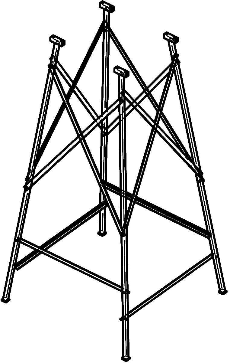 (BLOB)floor stand for type Z 501-15-1 (BLOB)floor stand for type Z 501-15-1