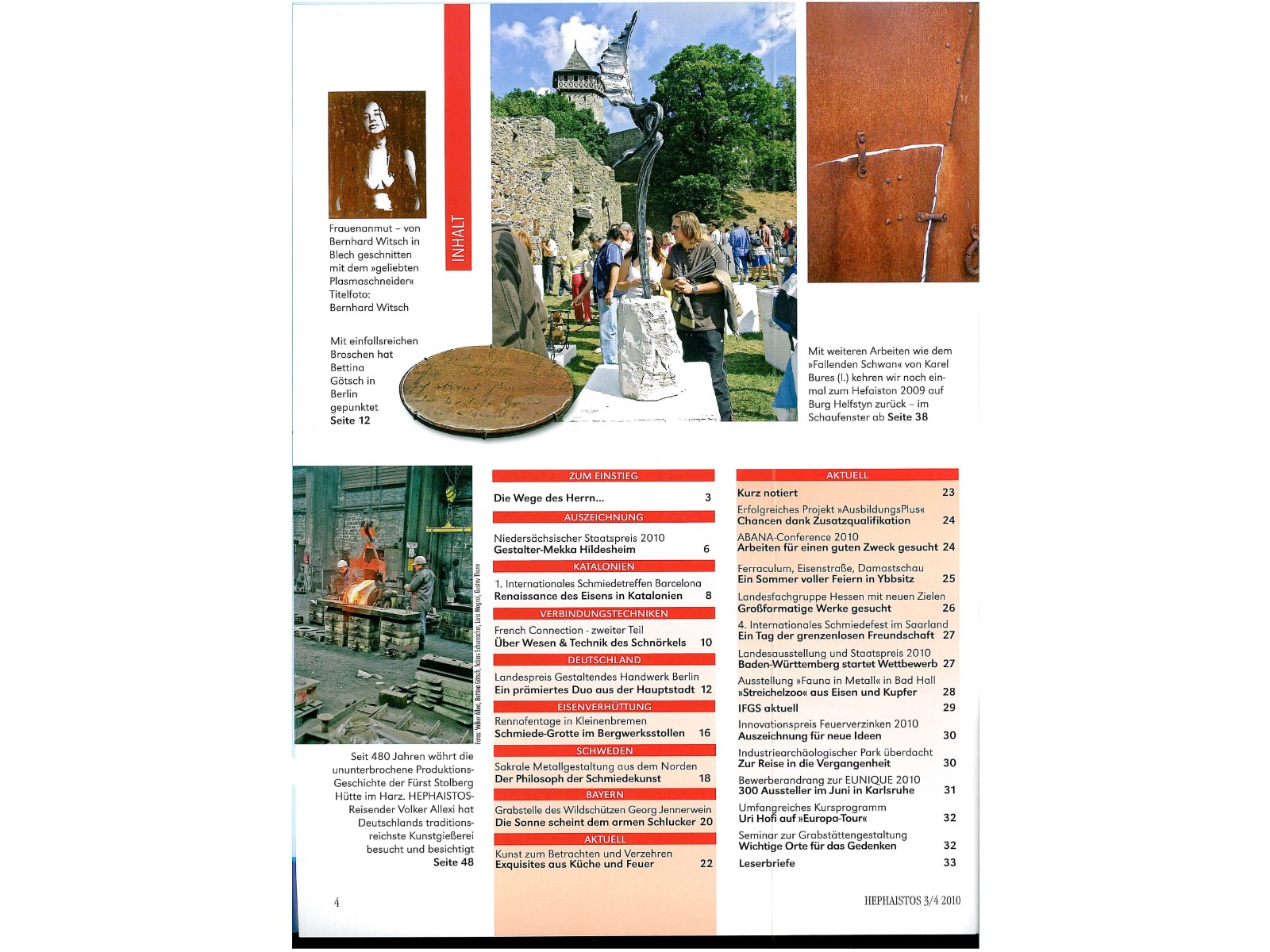 Zeitschrift HEPHAISTOS 2010, 3/4-4
