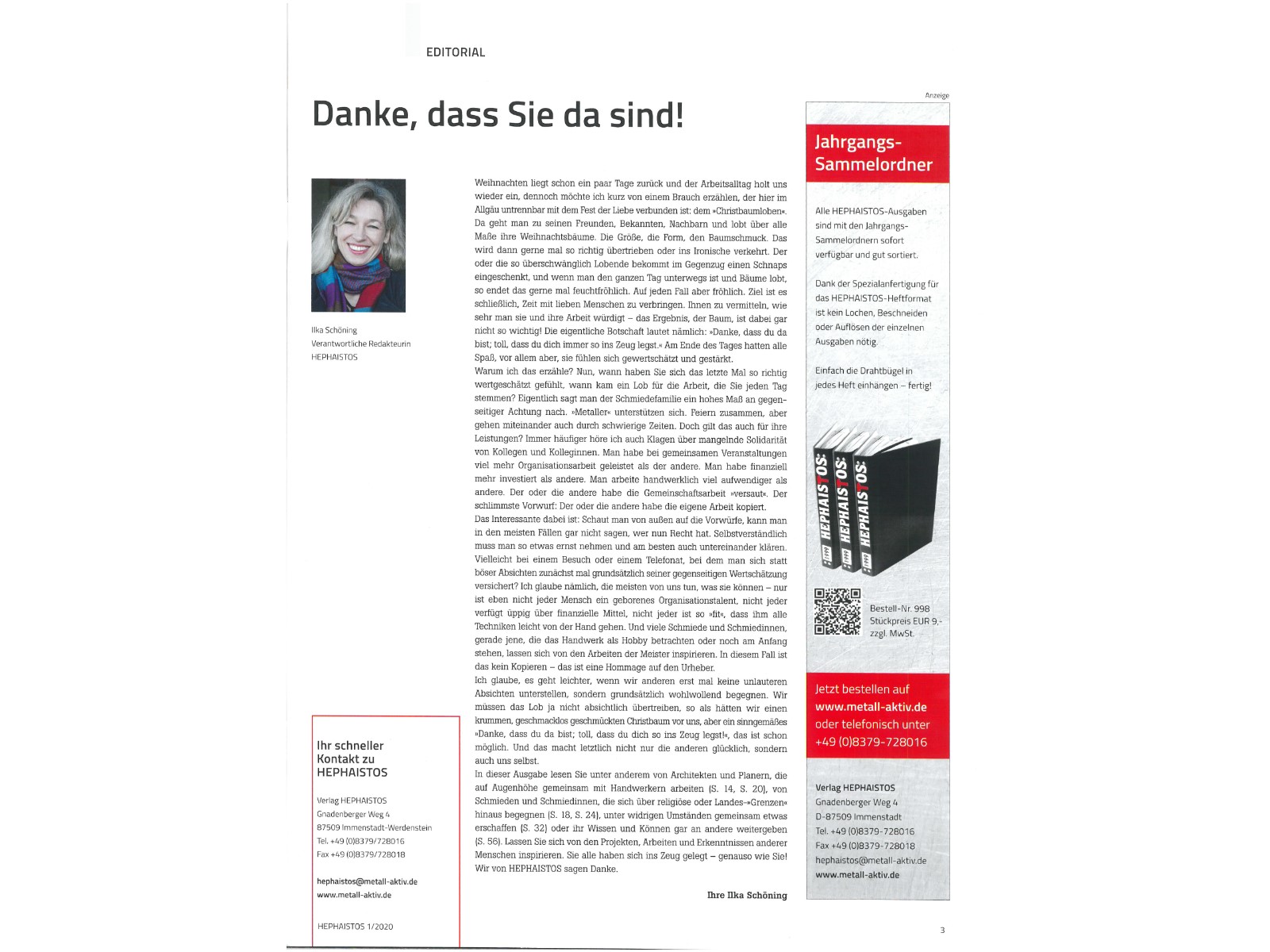 Zeitschrift HEPHAISTOS 2020, 01-3