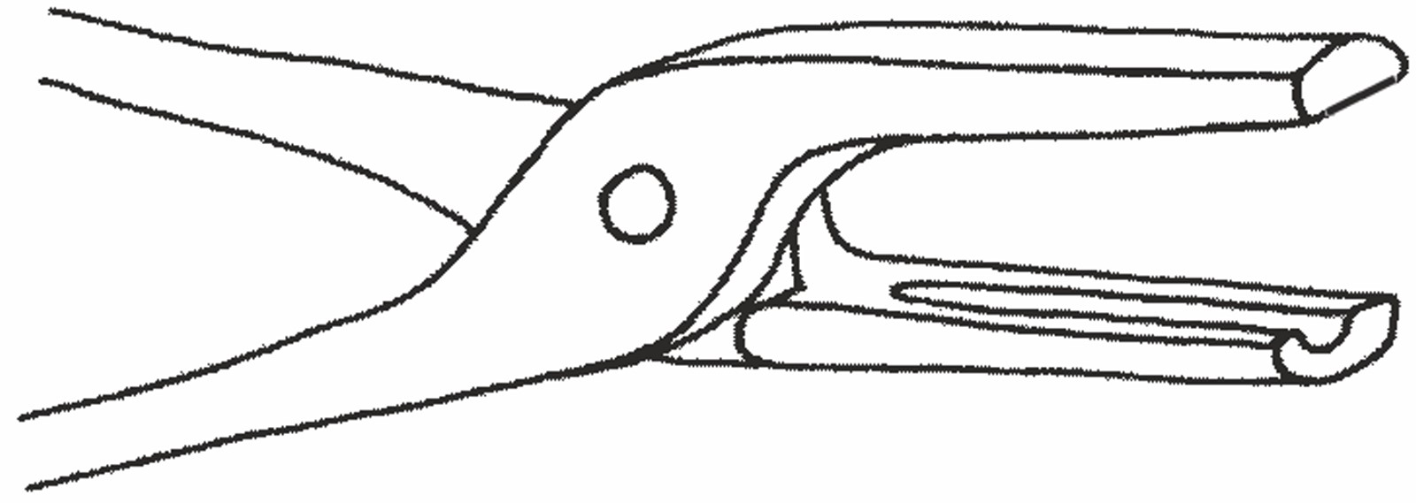 Halb-Rundzange 600 mm-1 Halb-Rundzange 600 mm-1