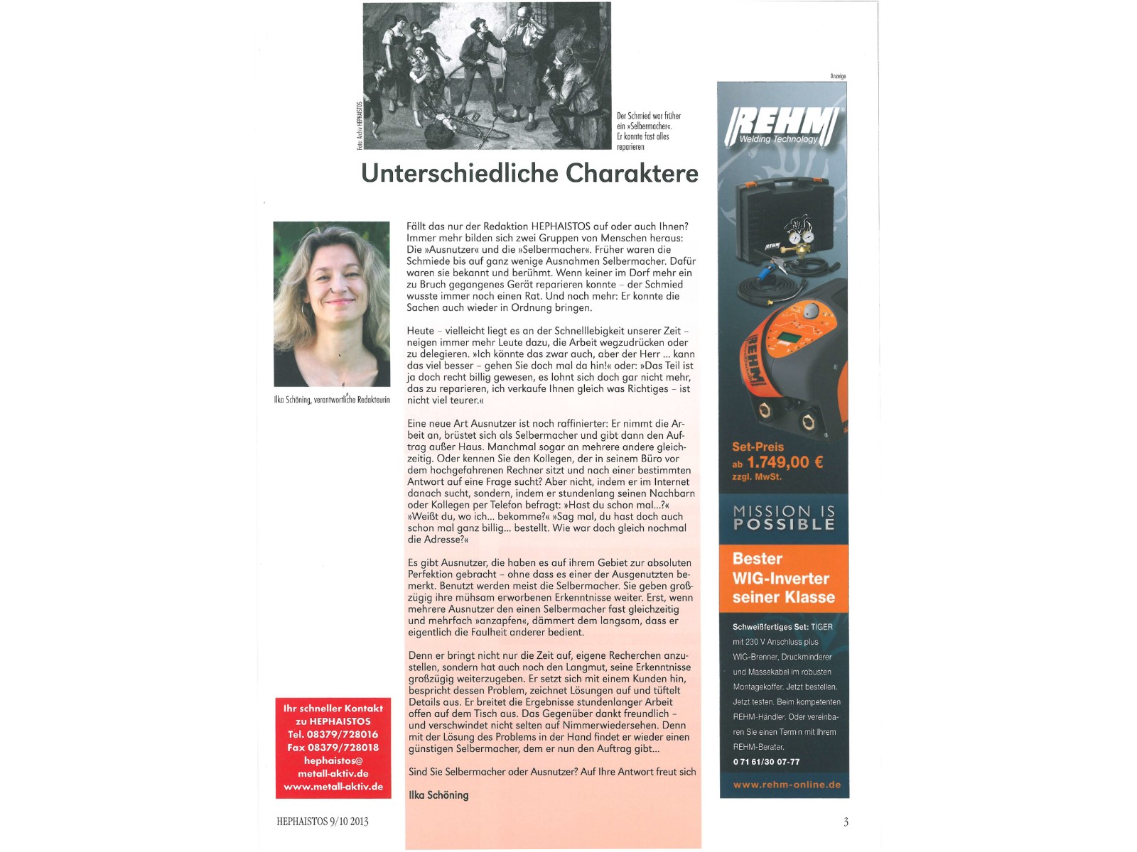 Zeitschrift HEPHAISTOS 2013, 9/10-3