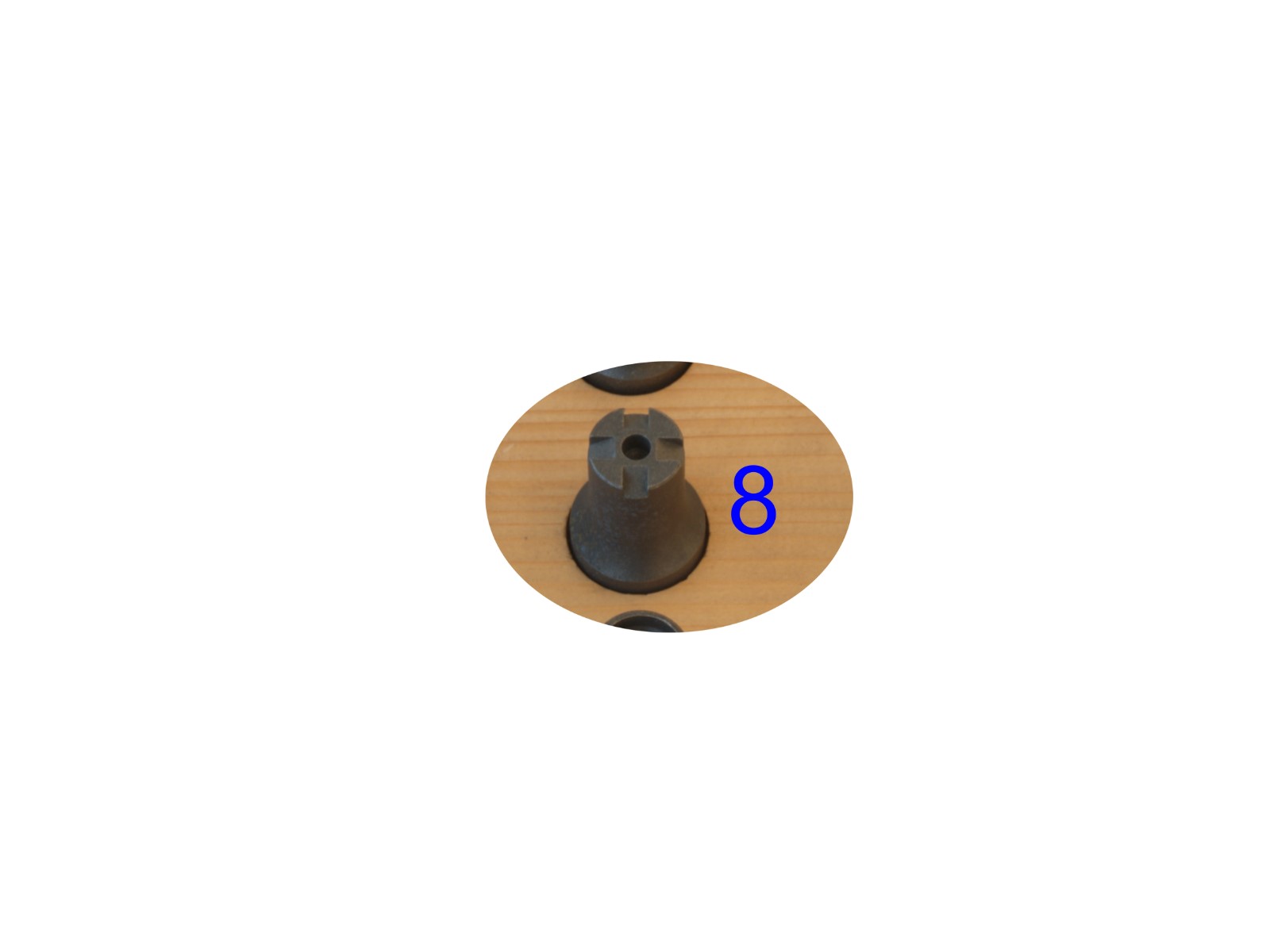 (BLOB)étampe de forme "Gruel" L8-1