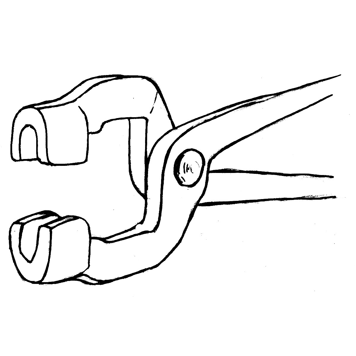 Klingenzange 45x12 mm, TC-435-U-1 Klingenzange 45x12 mm, TC-435-U-1