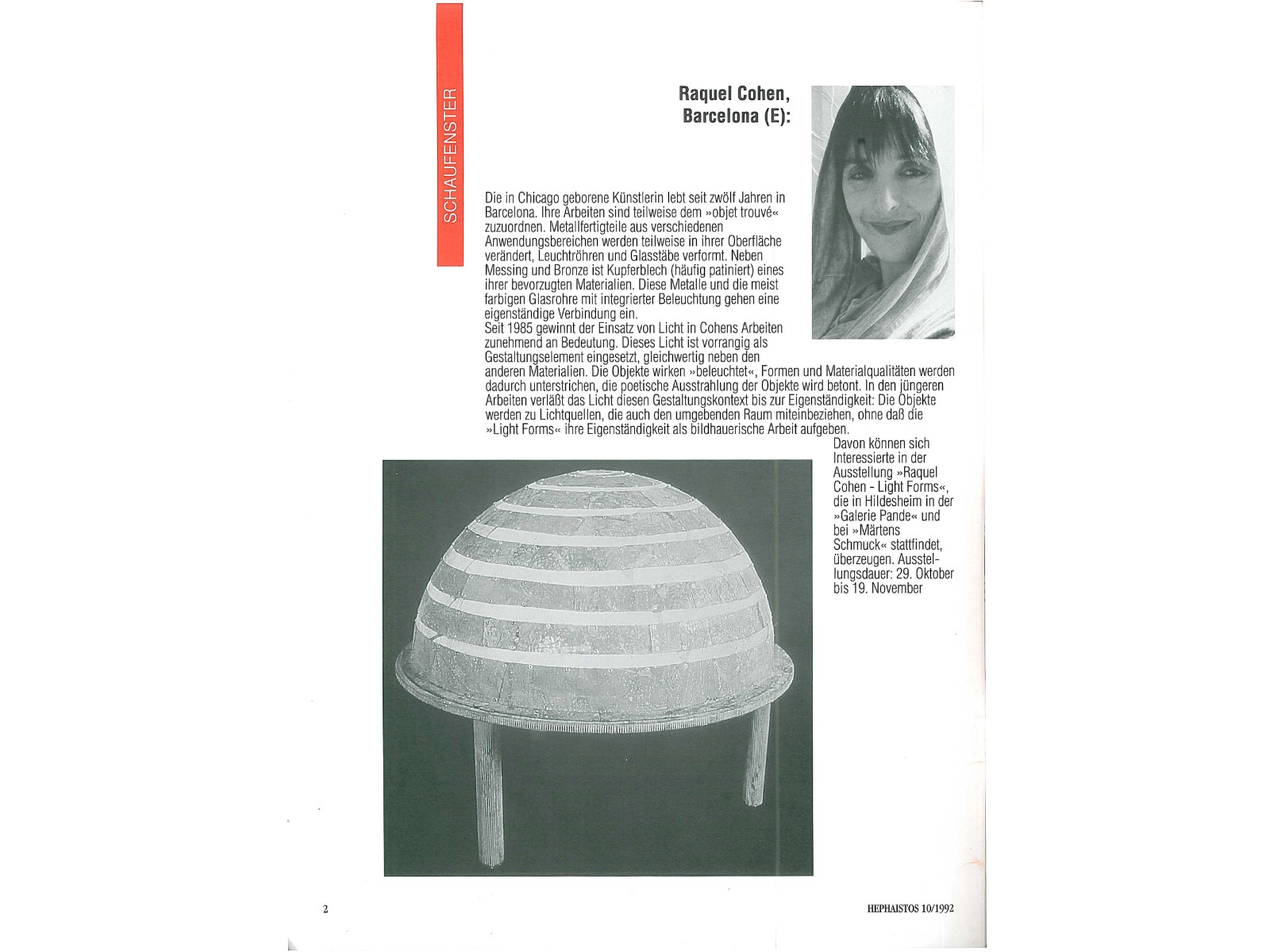 (BLOB)Zeitschrift HEPHAISTOS 1992, 10-2